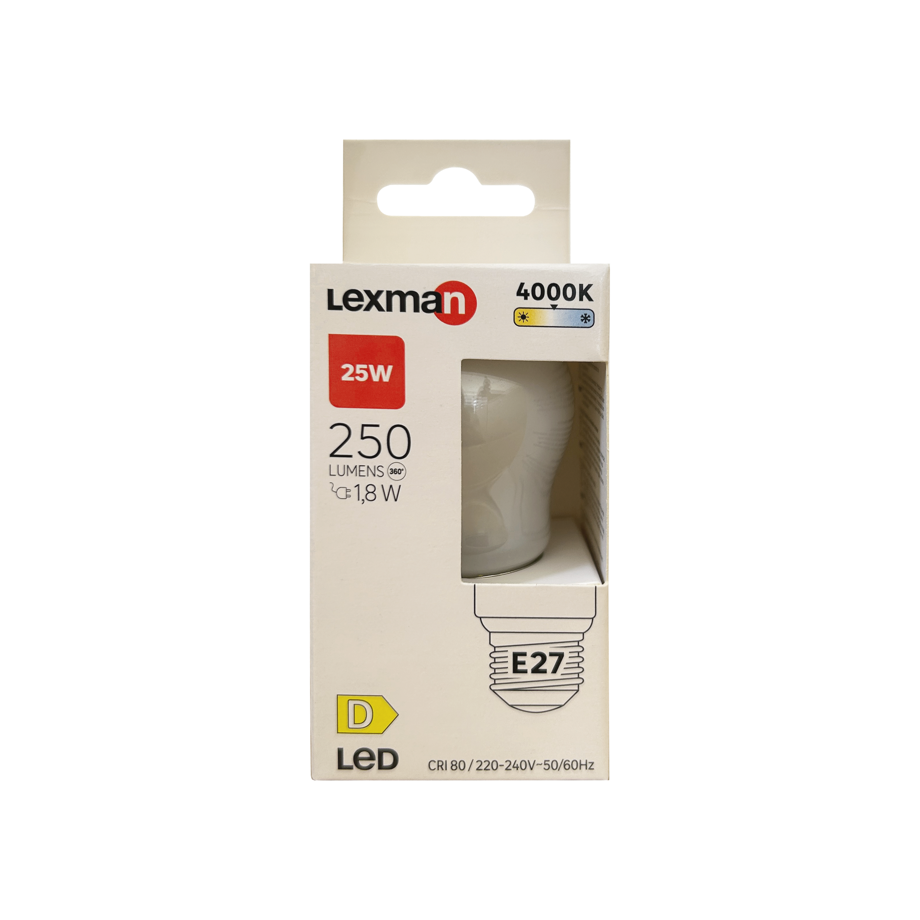 Żarówka LED E27 1,8 W 250 lm Neutralna biel Lexman - 7