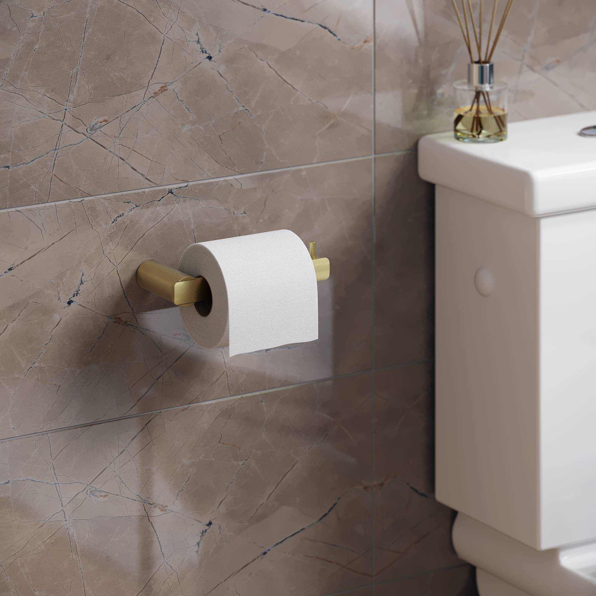 Uchwyt na papier toaletowy Neo Złoto Sensea - 2
