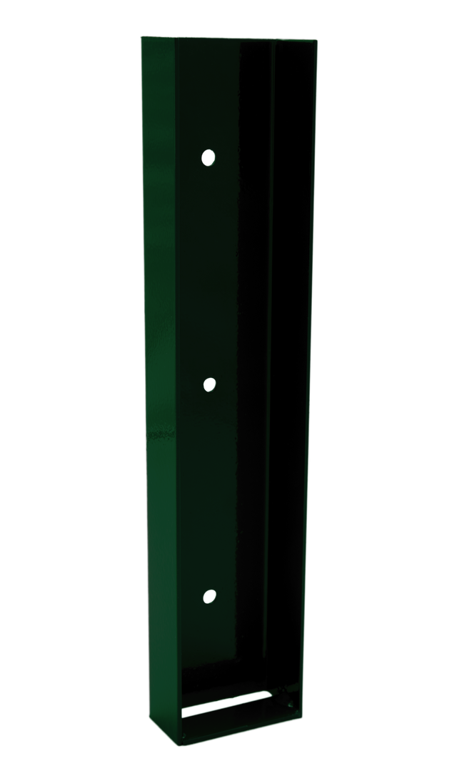 Mocowanie do podmurówek 60x300 mm zielone