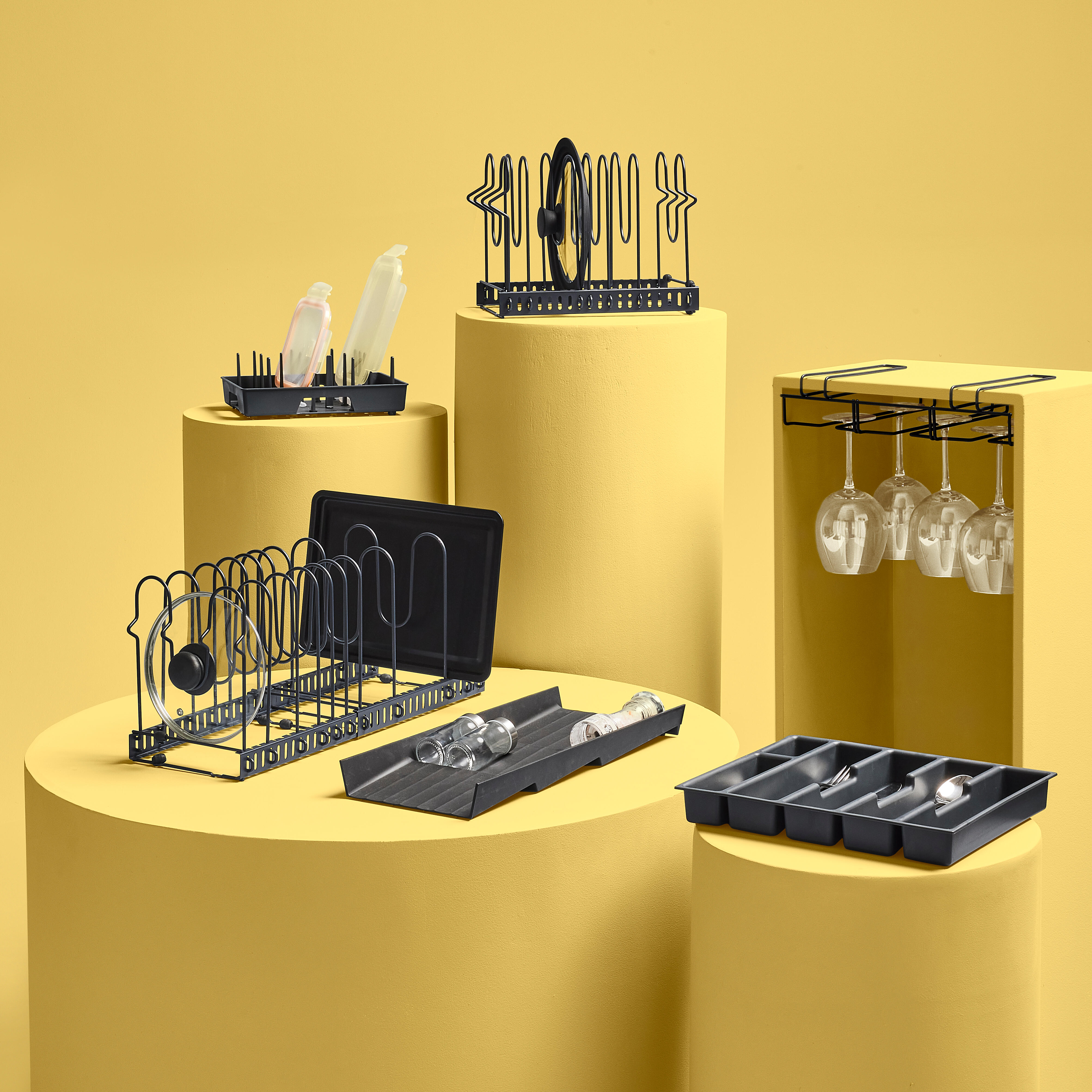 Range-couvercles boîtes de conservation gris DELINIA ID - 4