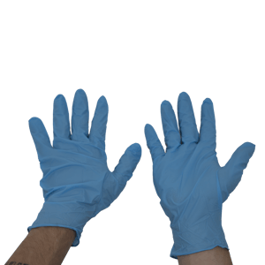 10 gants pour les travaux ménagers nitrile, T 7 DEXTER