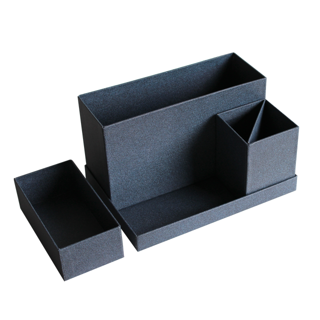Organiseur SPACEO bleu H.16 x l.13 x P.13 cm