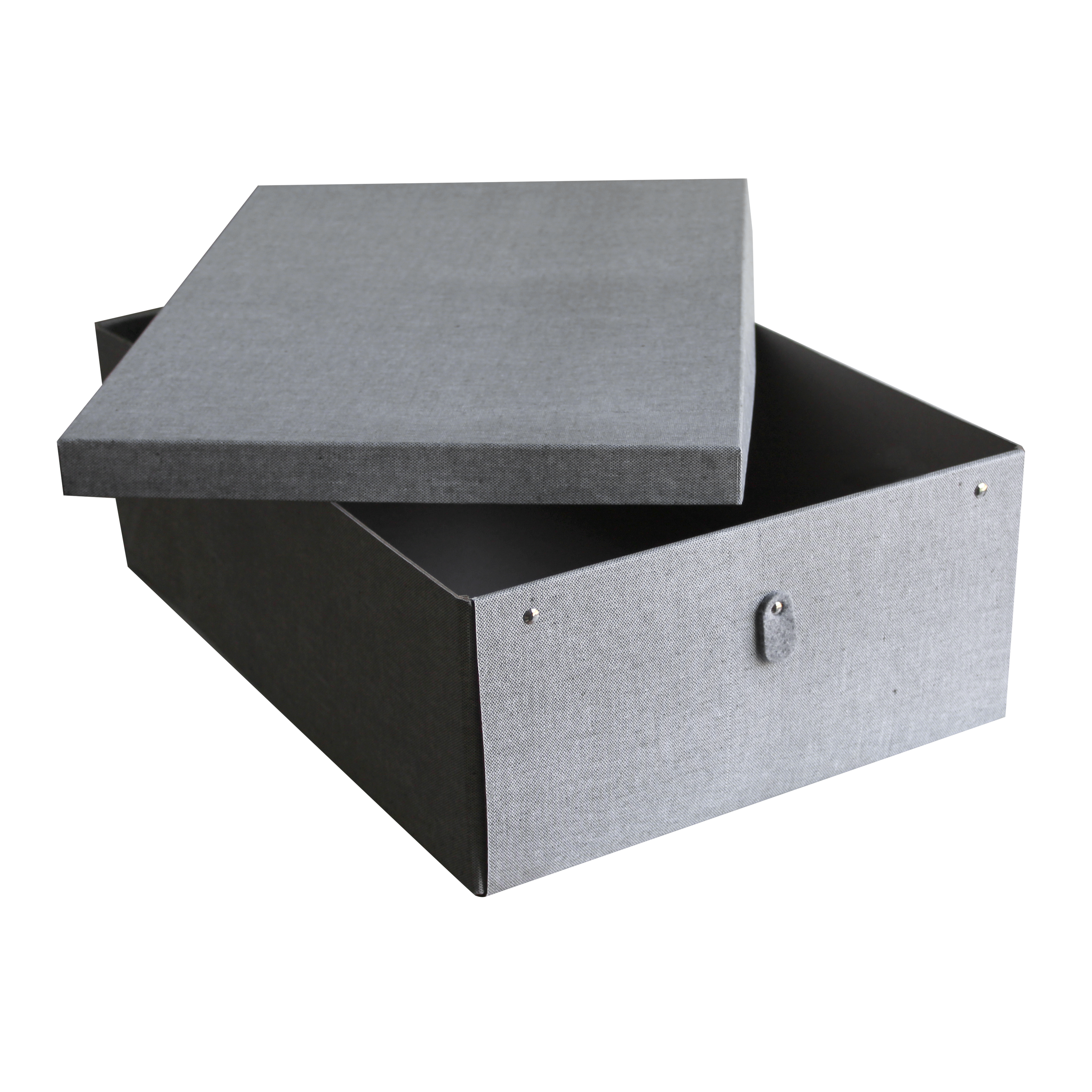 Contenitore L 35.5 x H 17 x P 51.5 cm grigio - 3