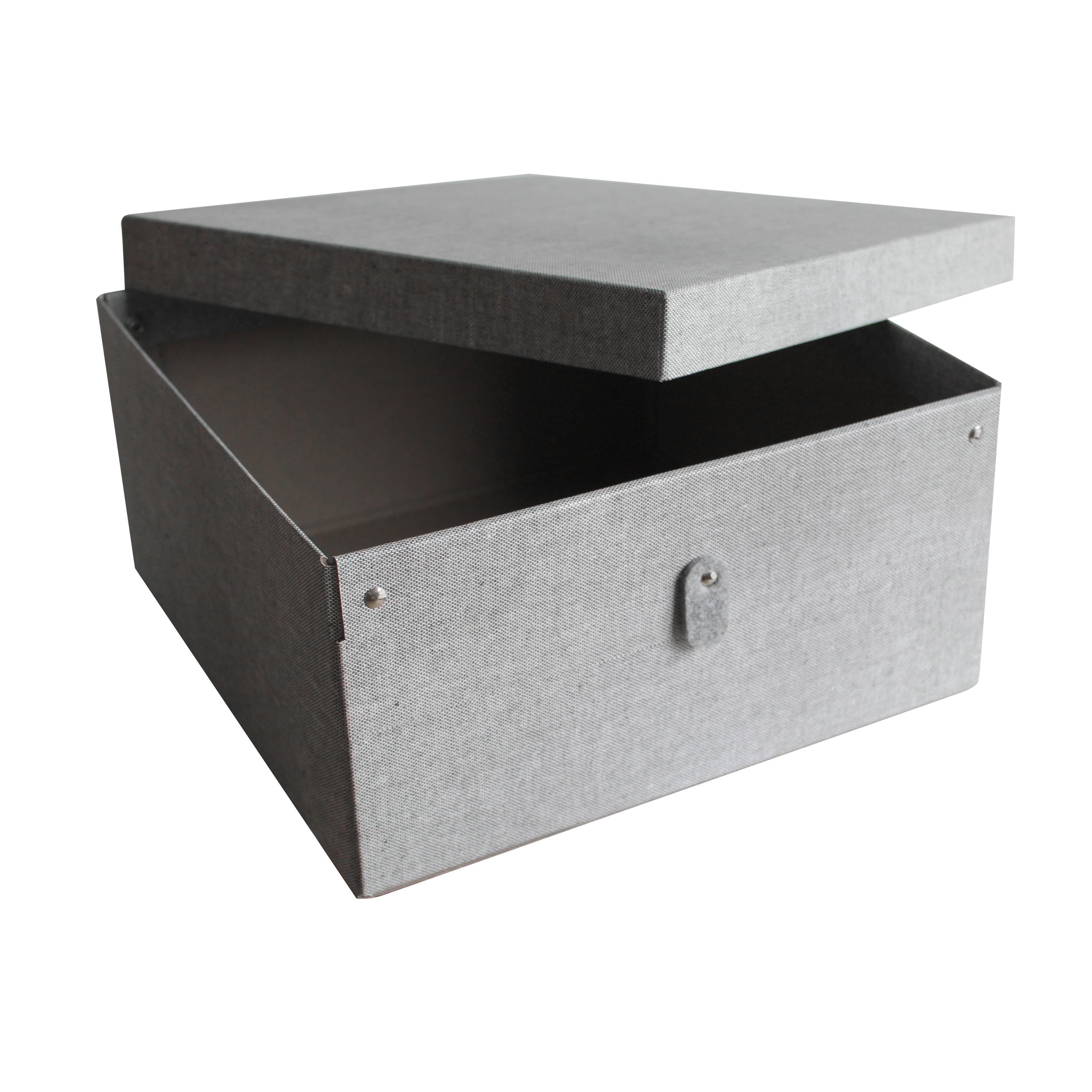 Scatola L 31 x H 15.3 x P 31 cm grigio - 4