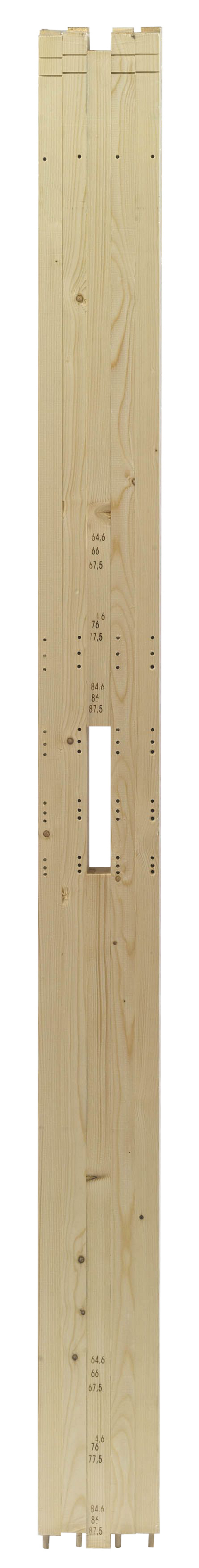 Premarco universal de madera de 7 x 210 x 3 cm para puerta de 120/130/150 cm
