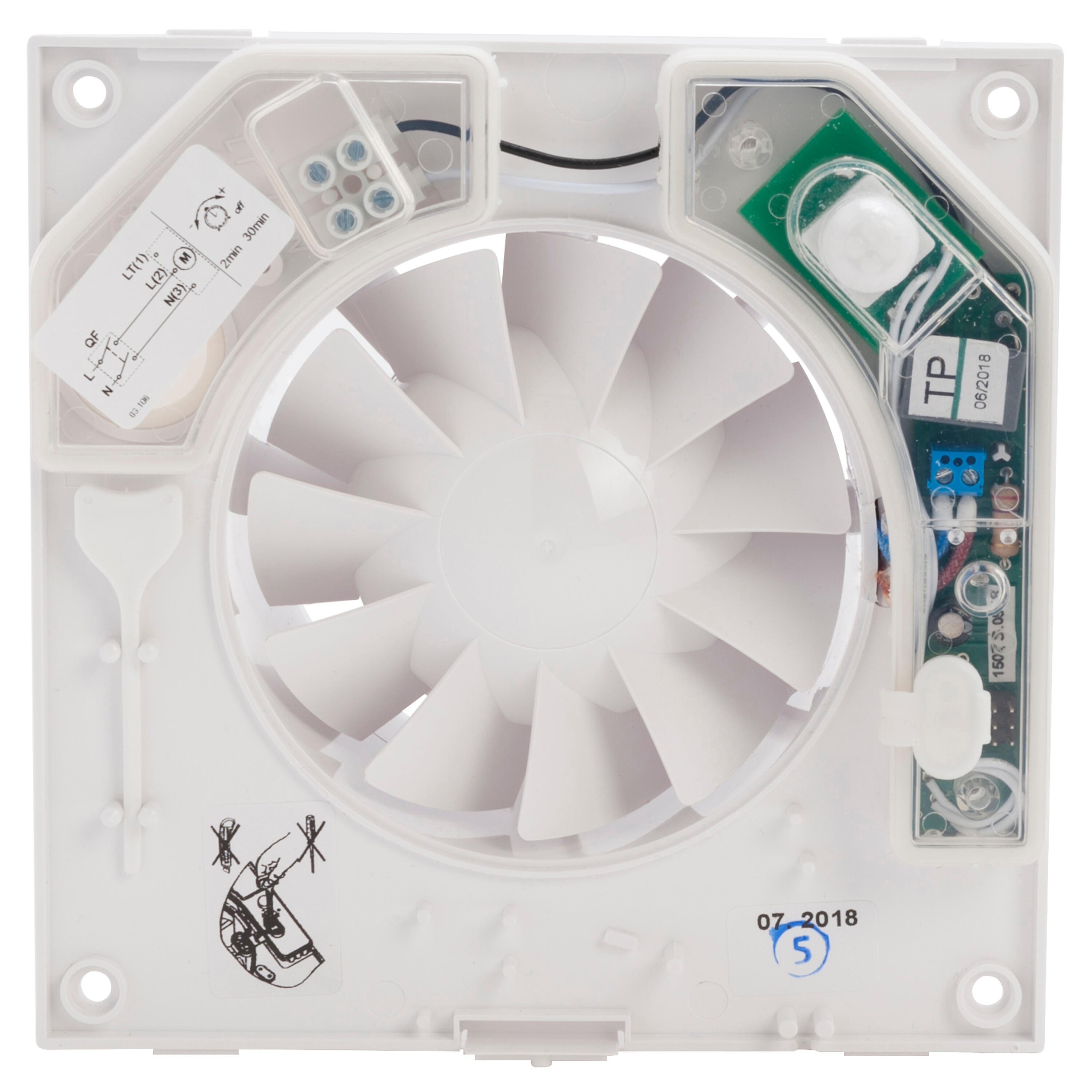 Aérateur extracteur intermittent à détection de présence EQUATION Slim silence 1 - 7