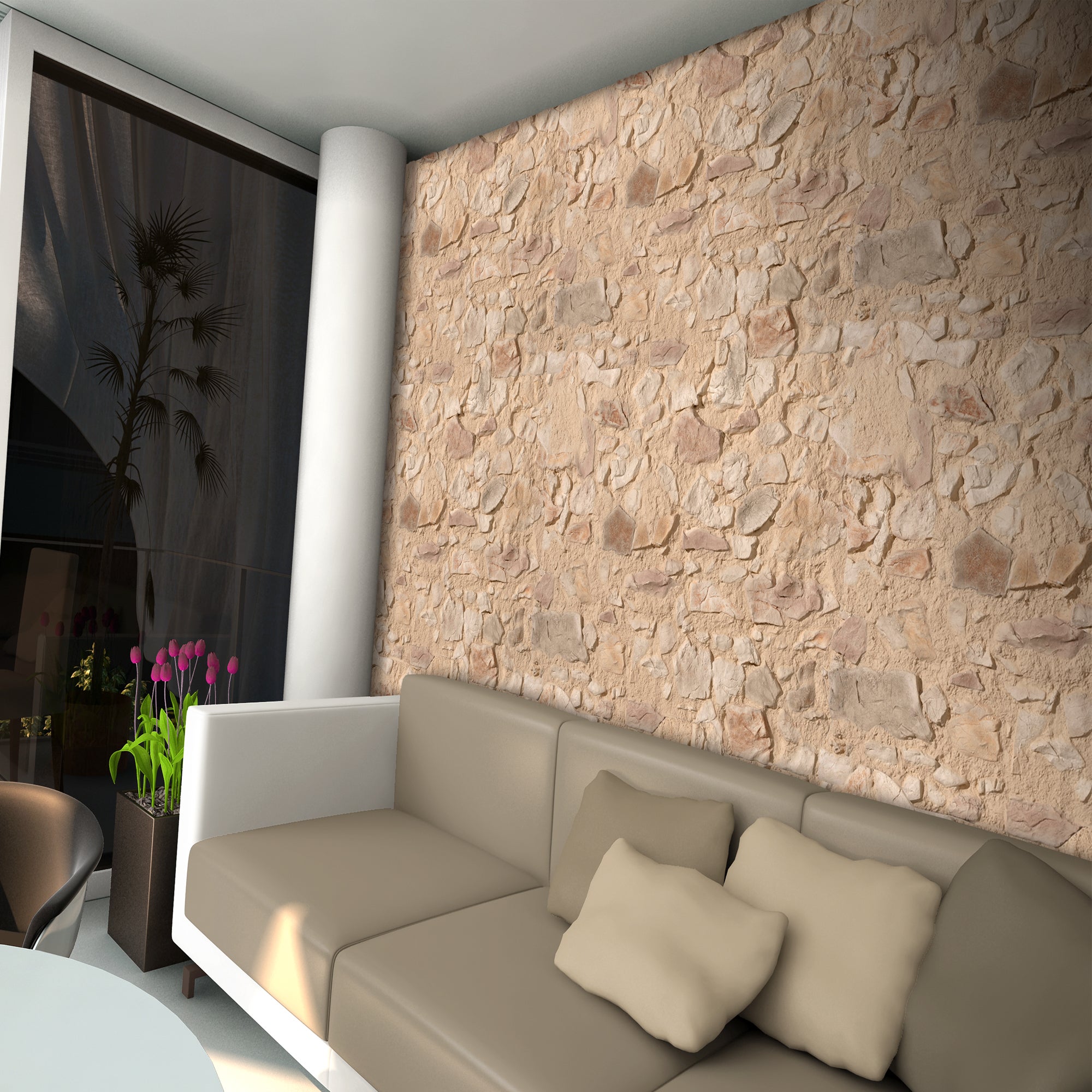 Panel decorativo panespol deco piedra segovia 118x93 cm