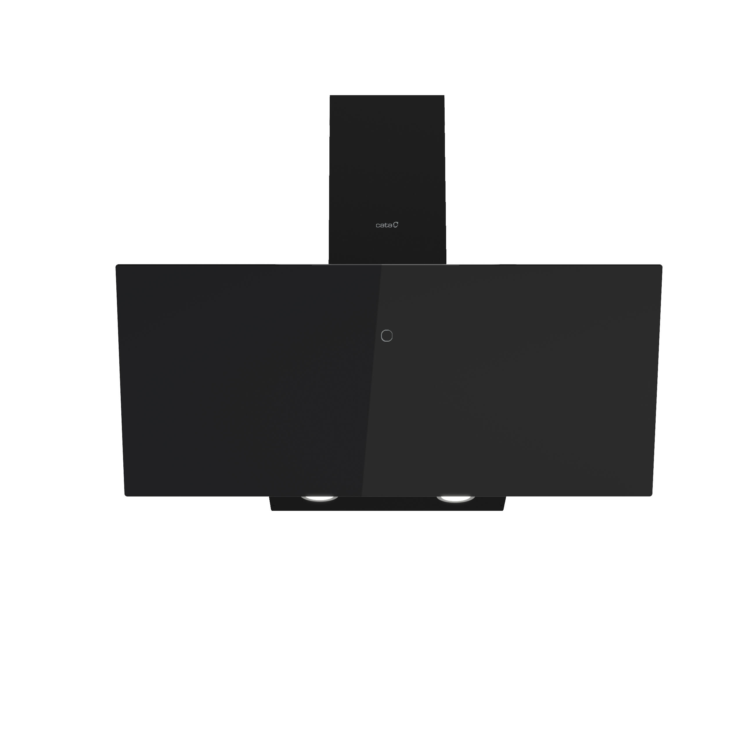 Campana decorativa cata 02059404 90 cm 578 m³/h negro a