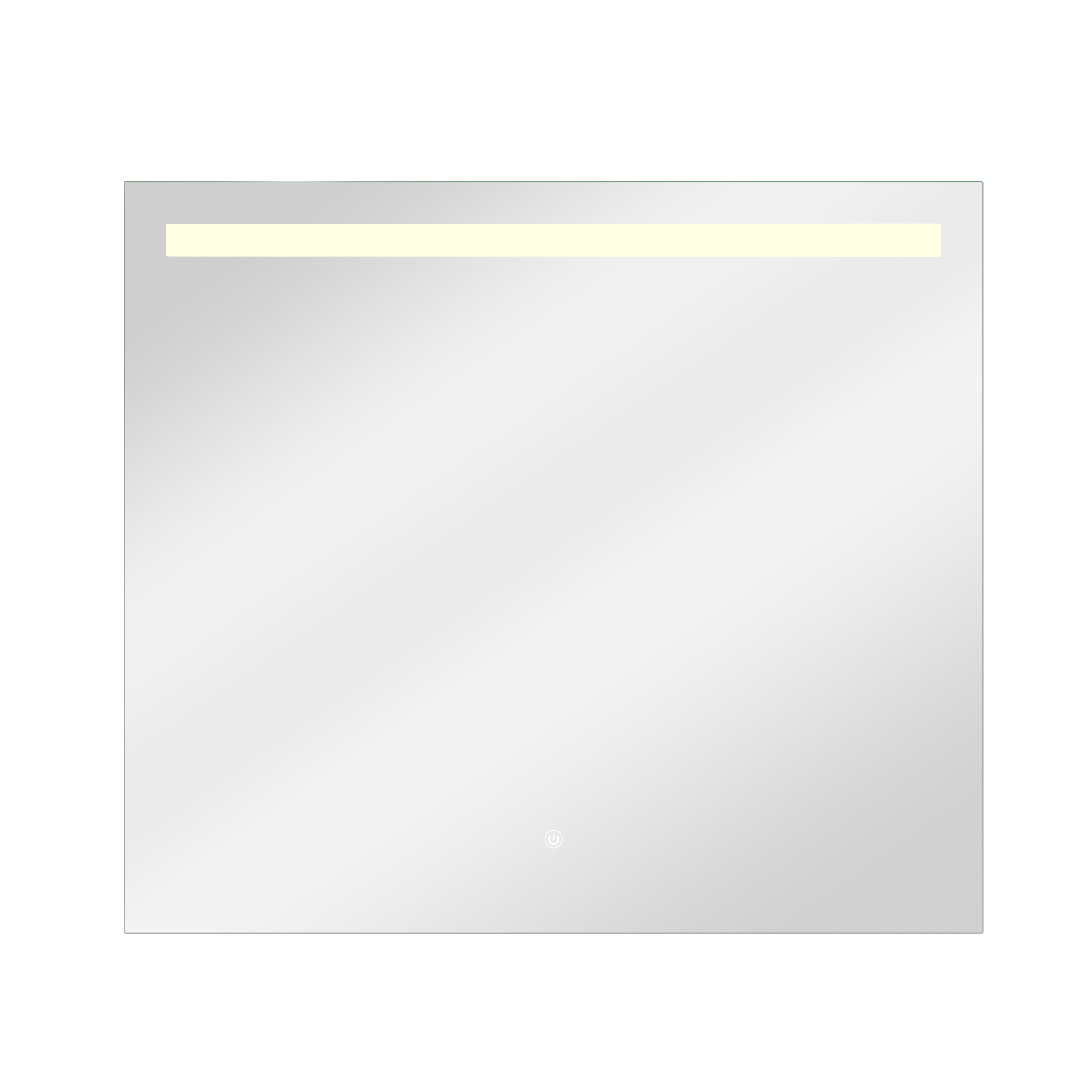Espelho com iluminação 80x70 cm Sensea Essential - 13