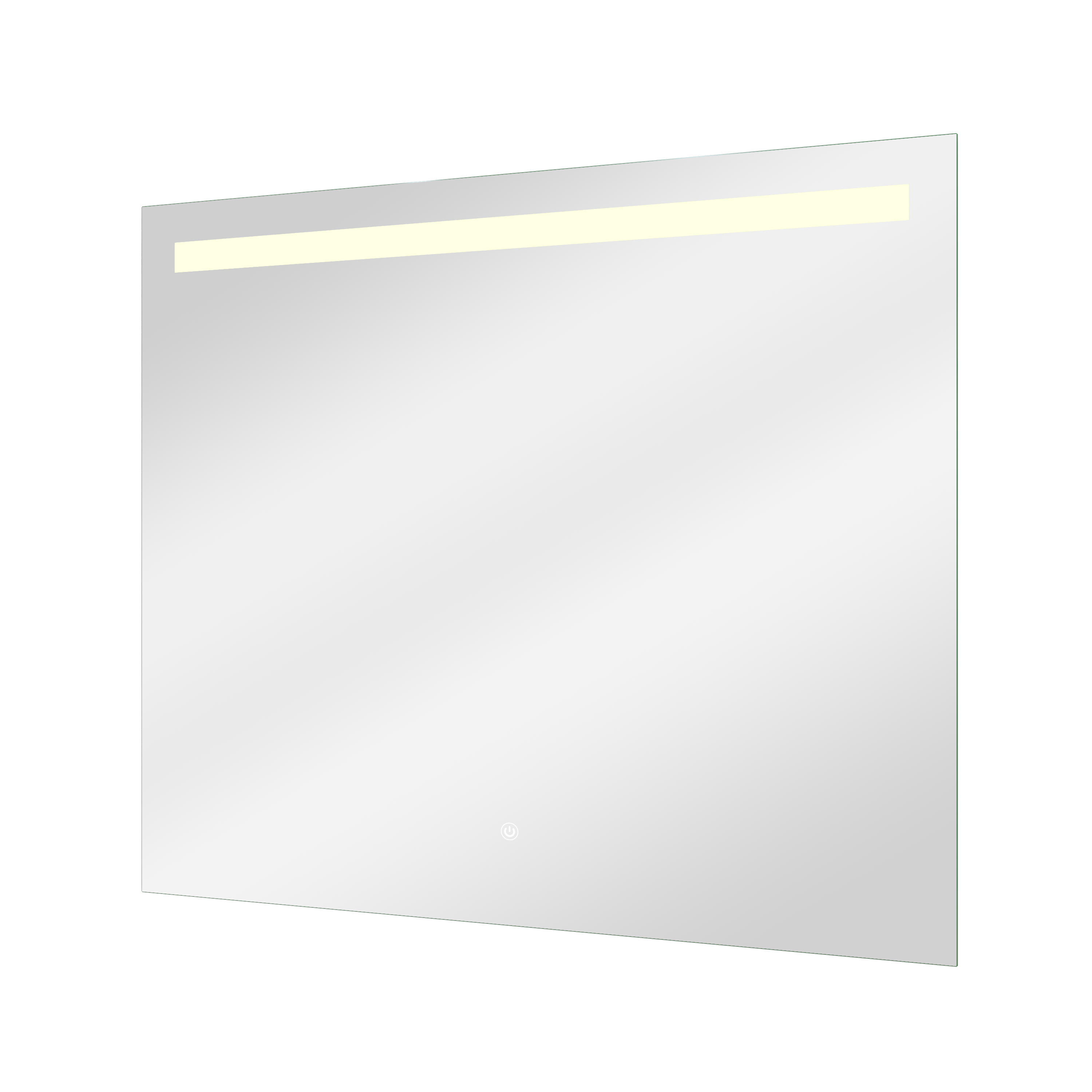 Miroir lumineux rectangulaire l.80 x H.70 cm Essential, sensitif - 5