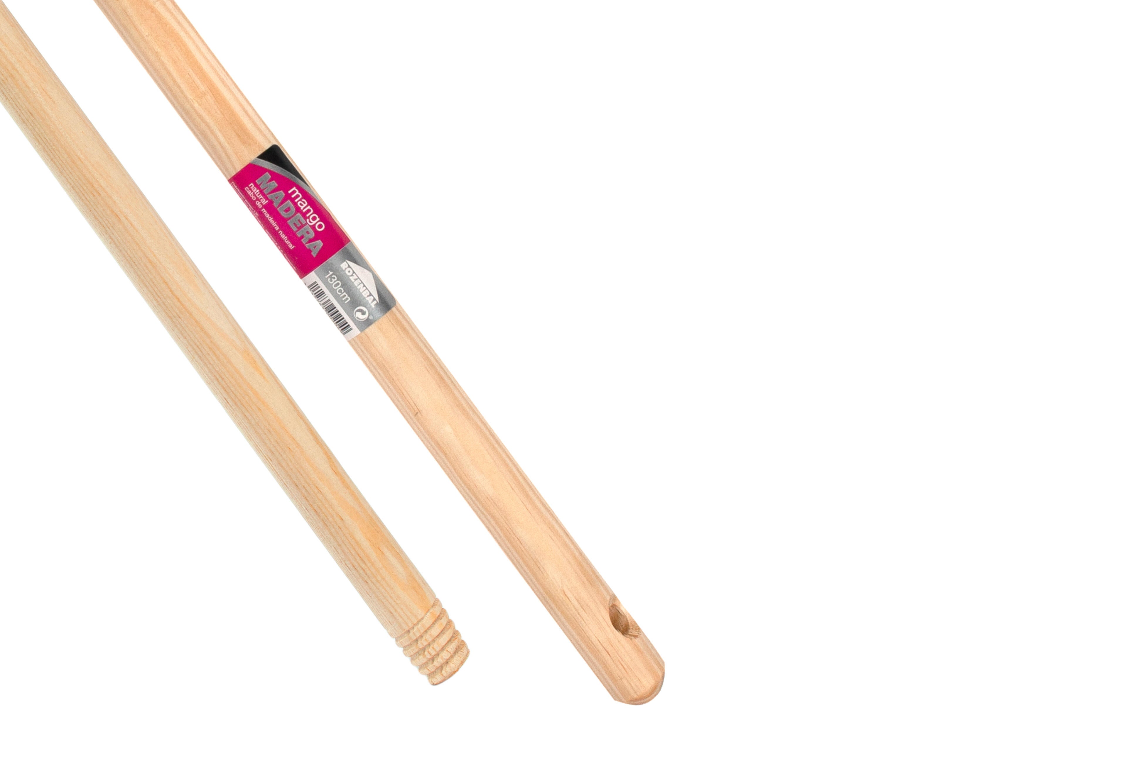Mango madera natural 130 cm - 2