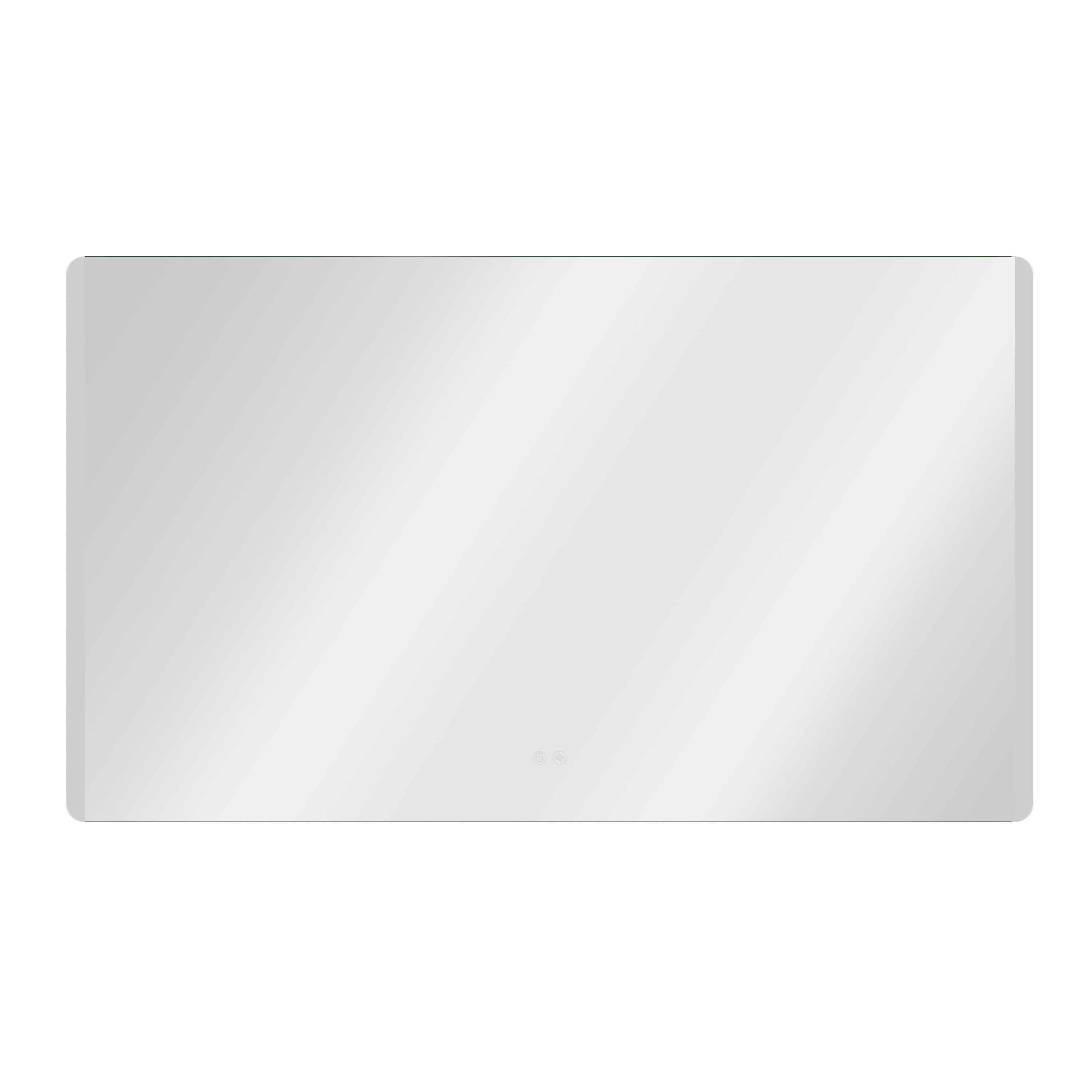 Miroir lumineux antibué rectangulaire l.120 x H.70 cm Easy - 4