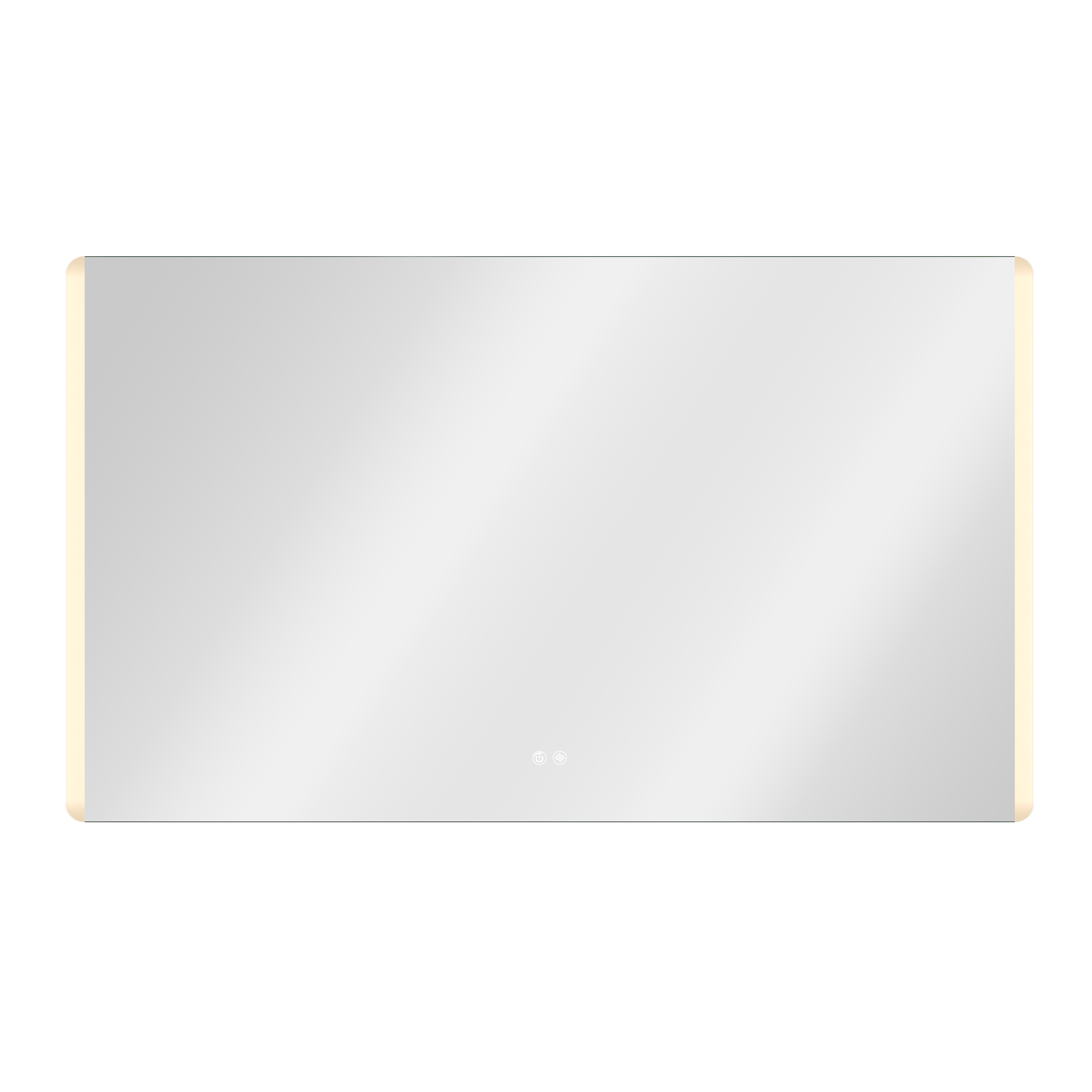 Espejo de baño con luz led new easy , antivaho, táctil 120x70cm
