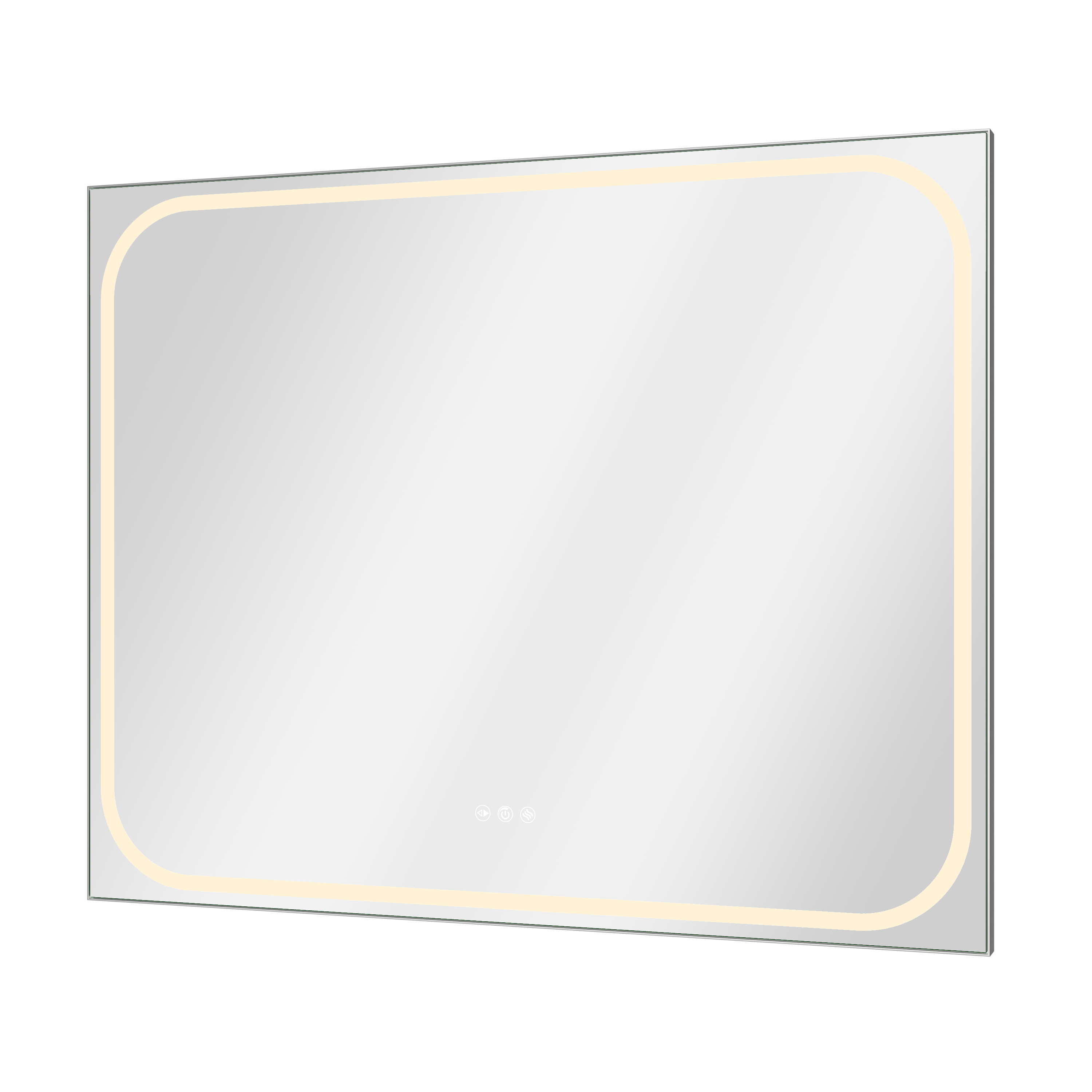 Espelho 100x80 cm com iluminação led Sensea Remix - 14