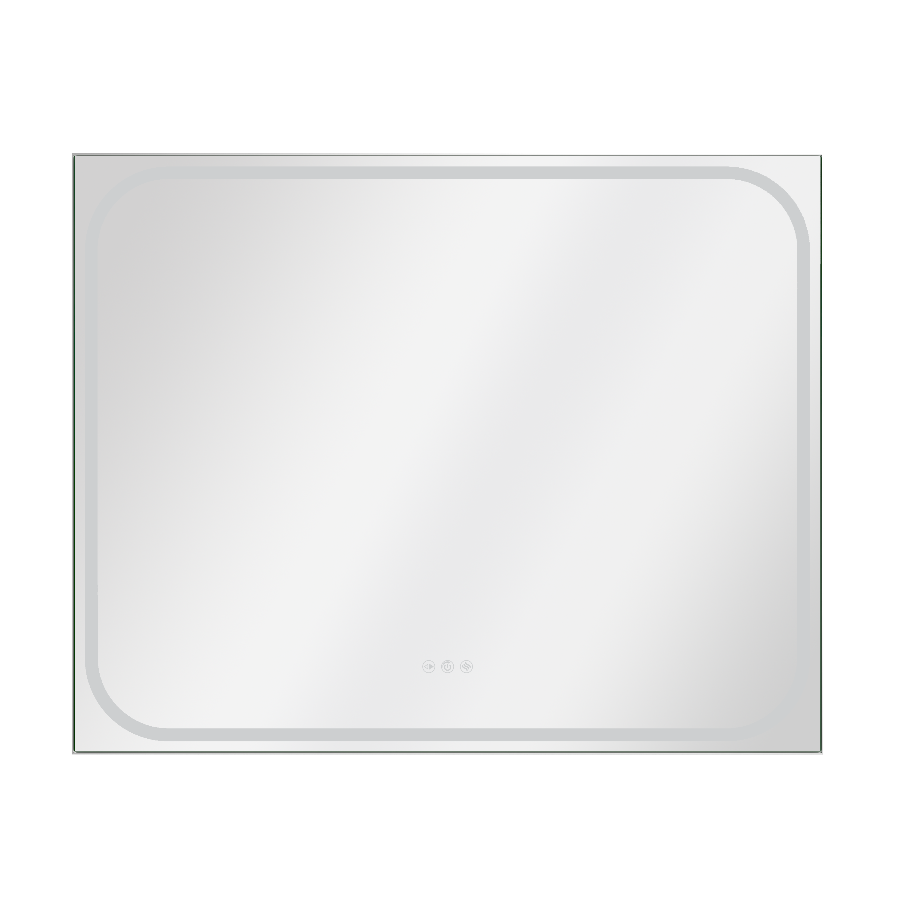 Espelho 100x80 cm com iluminação led Sensea Remix - 4