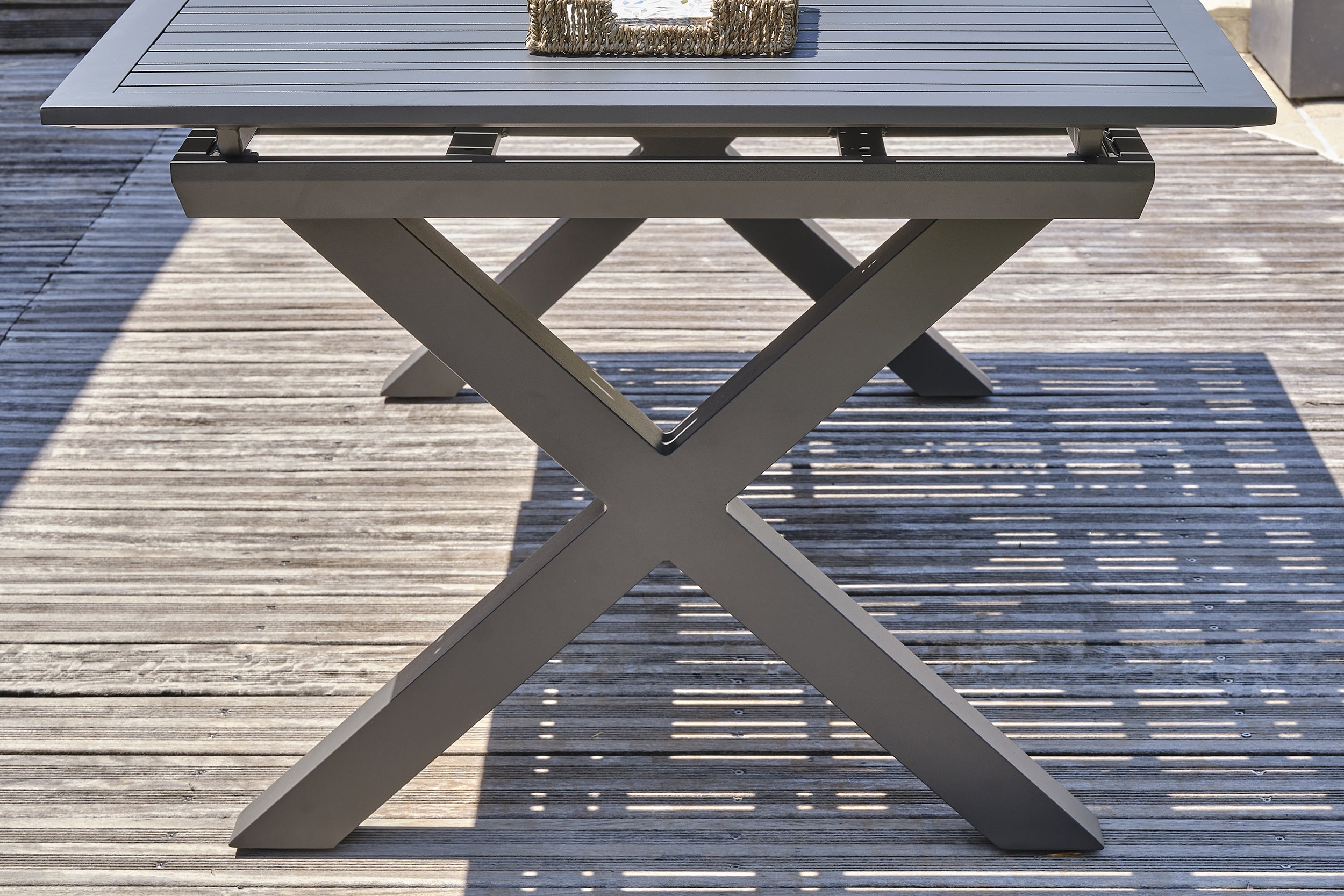 Table Floride en aluminium anthracite - DCB GARDEN - 7