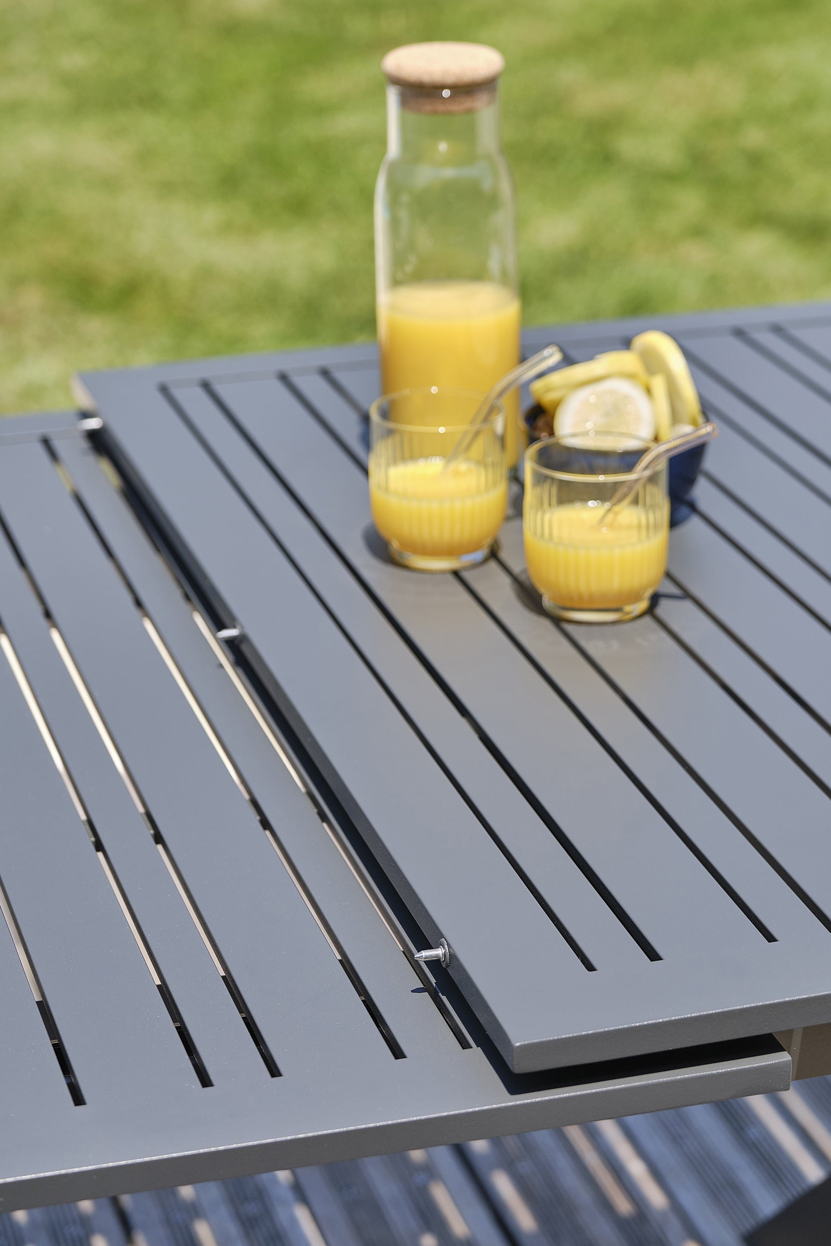 Table Floride en aluminium anthracite - DCB GARDEN - 5