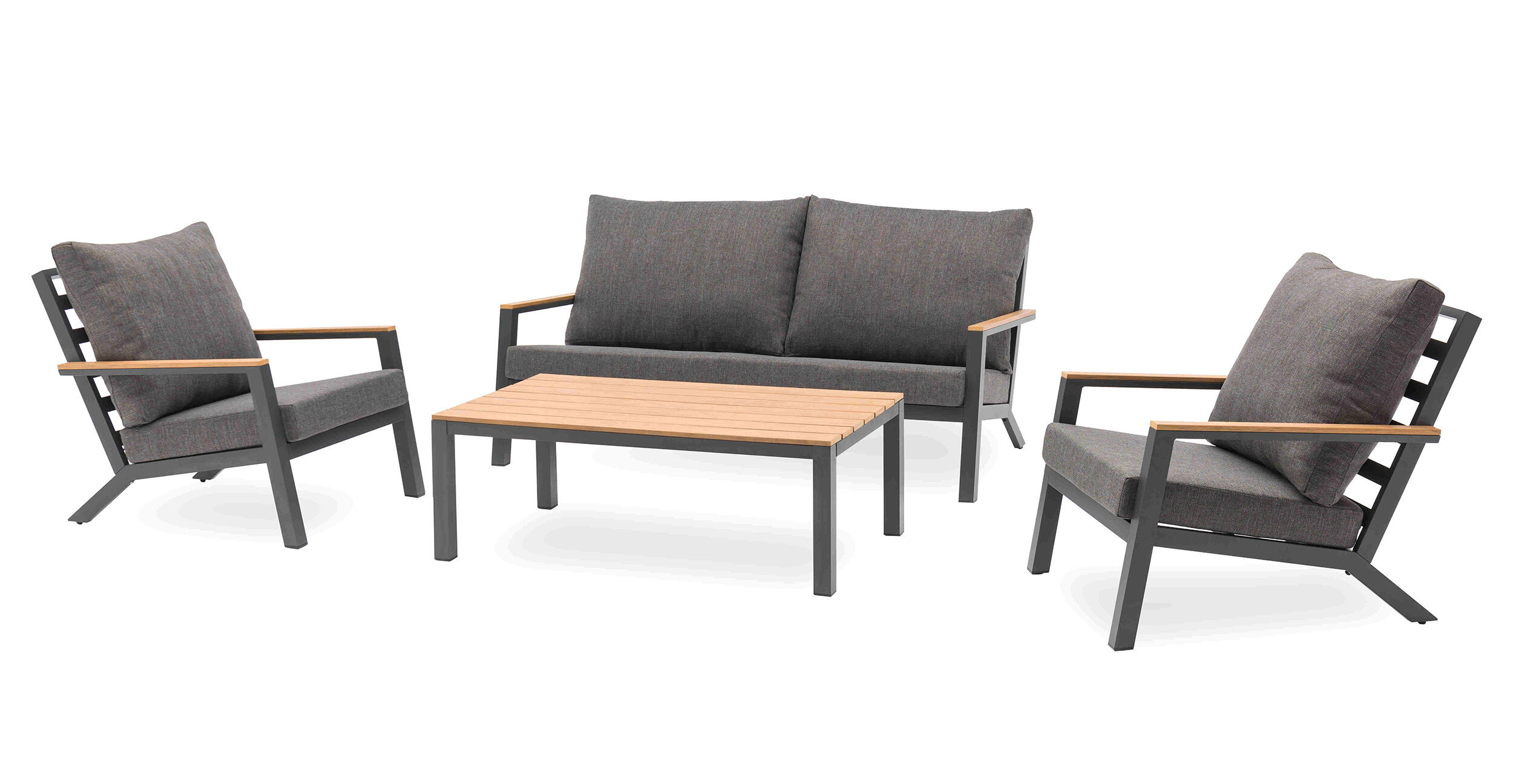 Salon Kommos 5 places anthracite - DCB GARDEN - 2