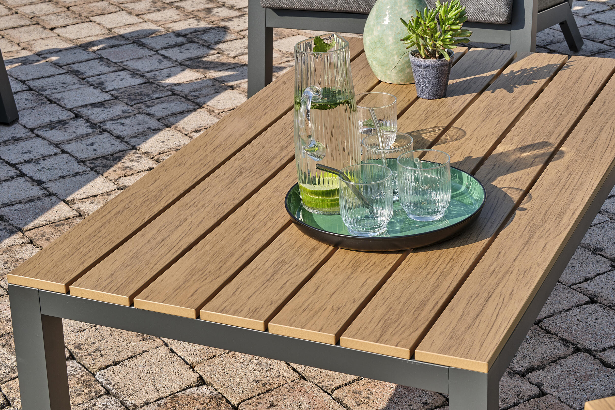 Salon Kommos 5 places anthracite - DCB GARDEN - 4