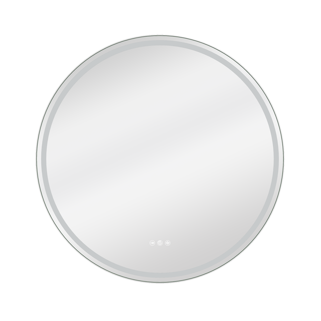 Lustro z oświetleniem Remix 80 cm chrom Sensea