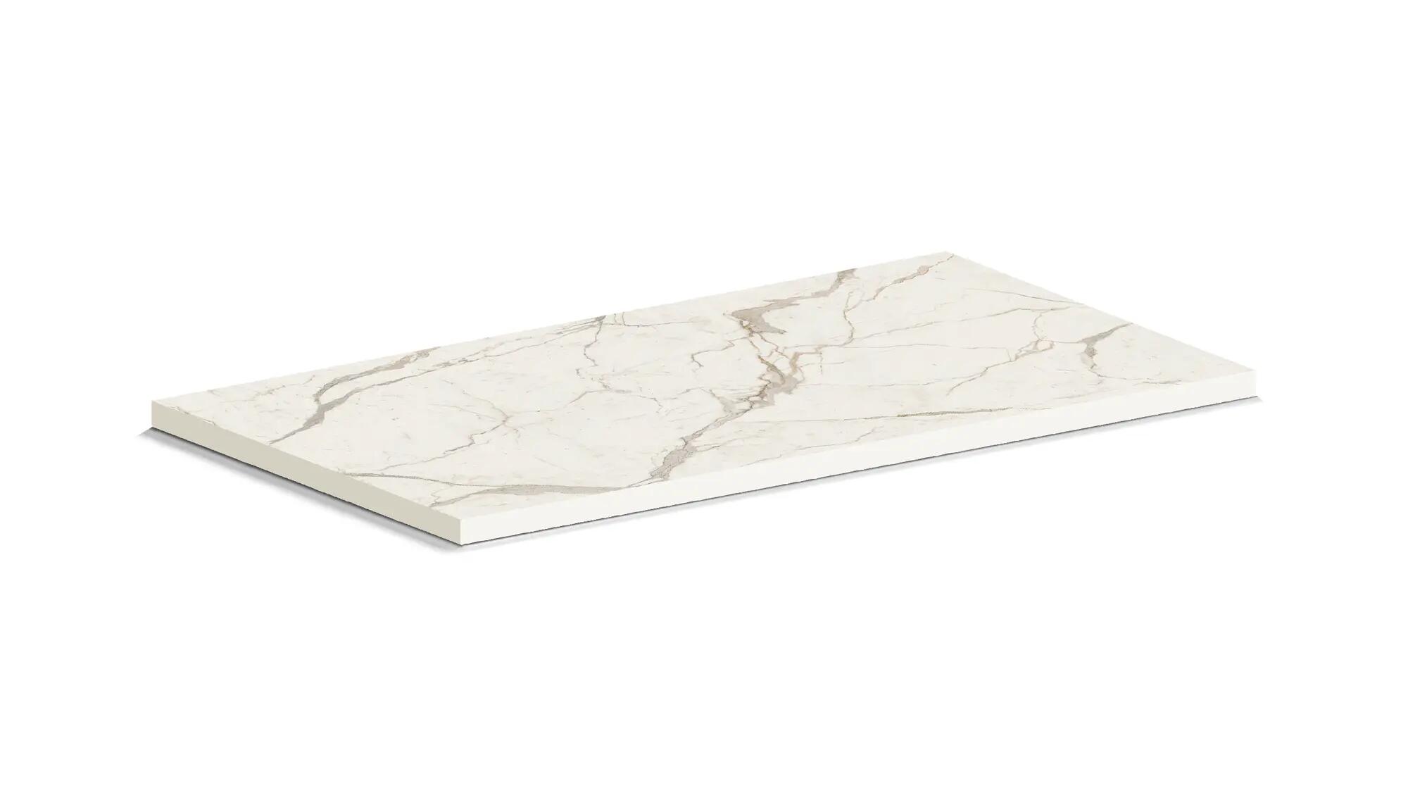 Piastrella da pavimento e rivestimento interno in gres porcellanato 120 x 278 cm rettificato calacatta caldo lappato LM MVI.CAL.120X278LP Sp. 6 mm 3.36 mq - 5