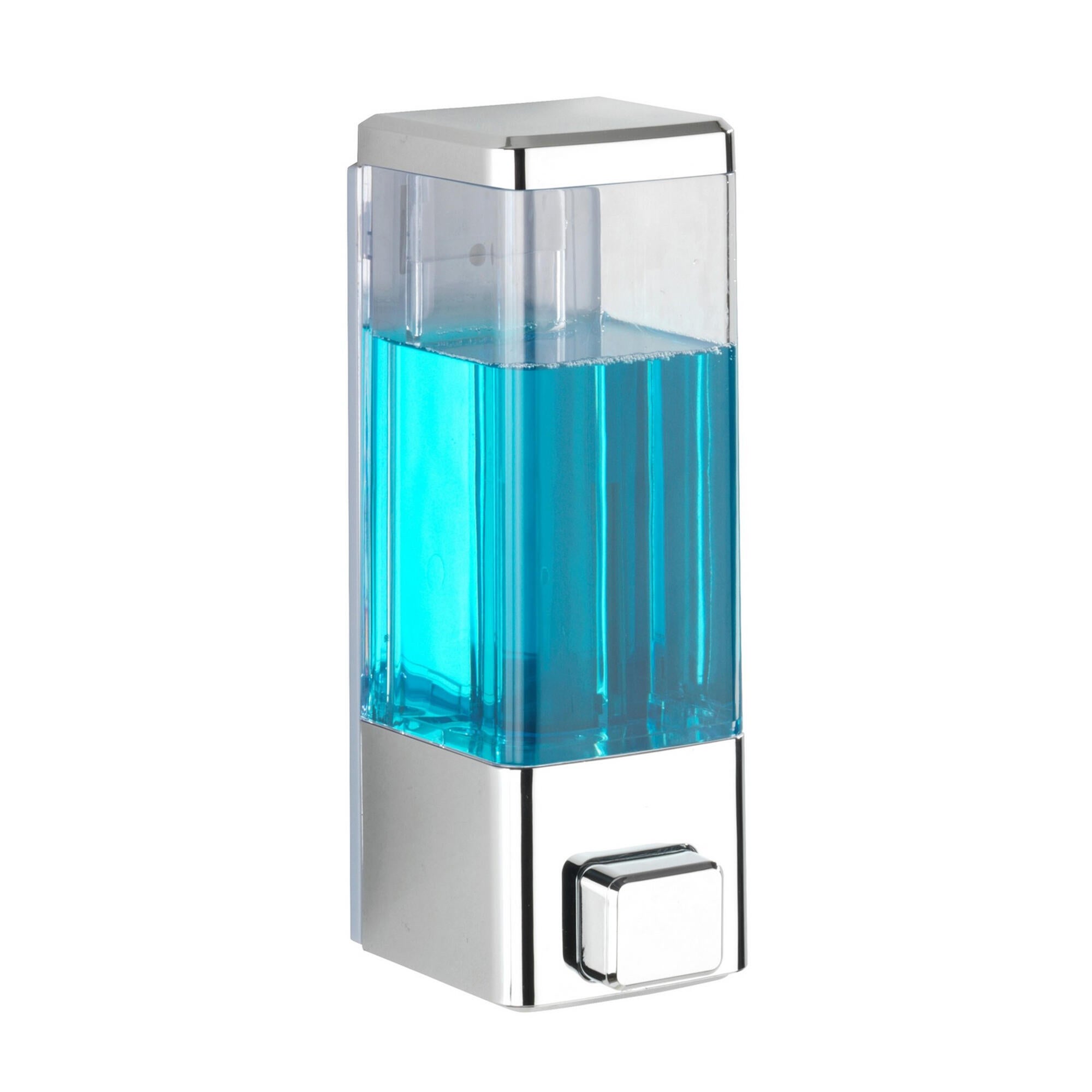Dosificador Jabón liquido Project. Cromo/vidrio
