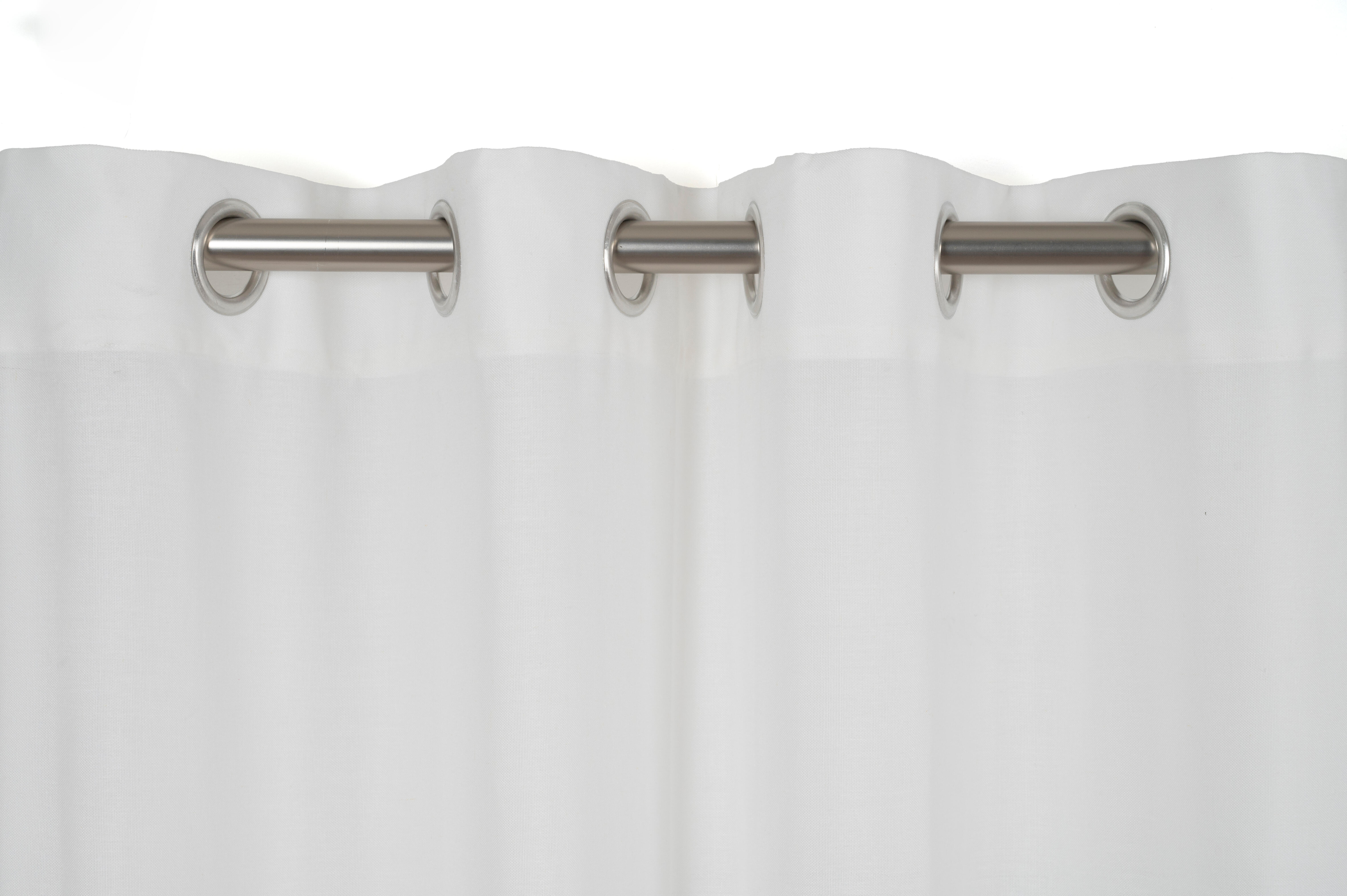 Cortinado ilhós Ayden 140x270cm branco - 6