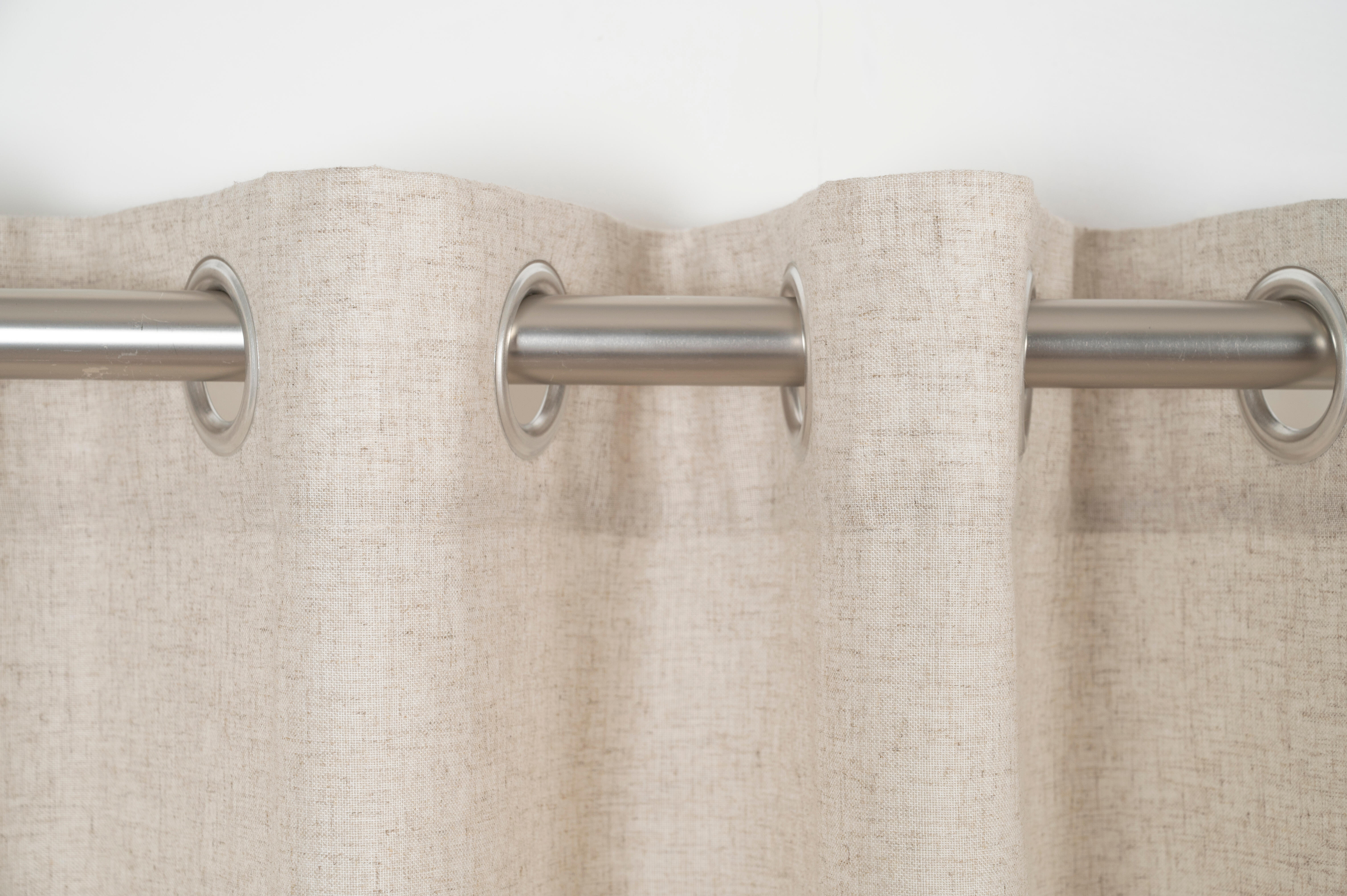 Cortinado ilhós Ayden 140x270cm natural - 8