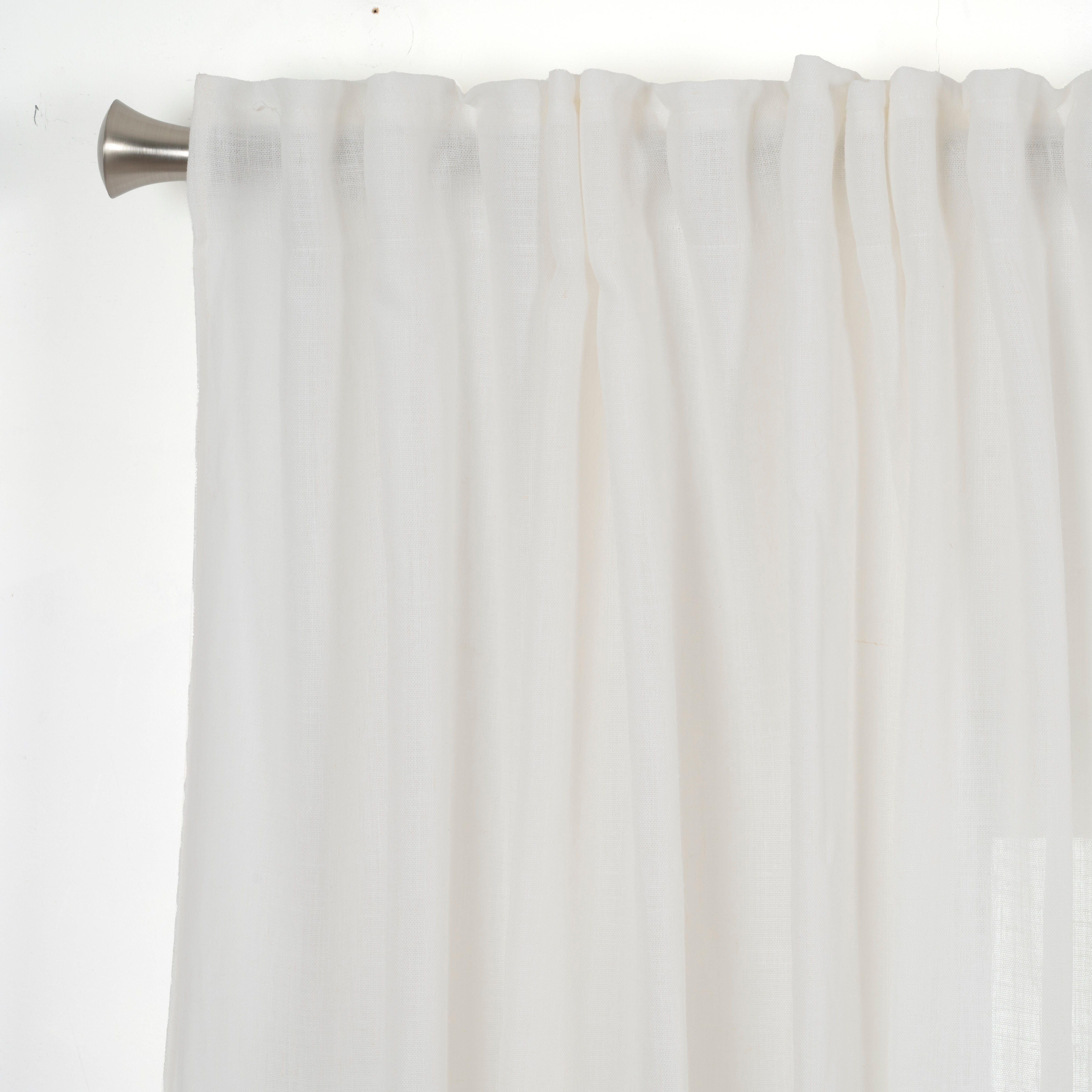 Cortinado fita e/ou presilha Taylor 200x270cm branco - 17