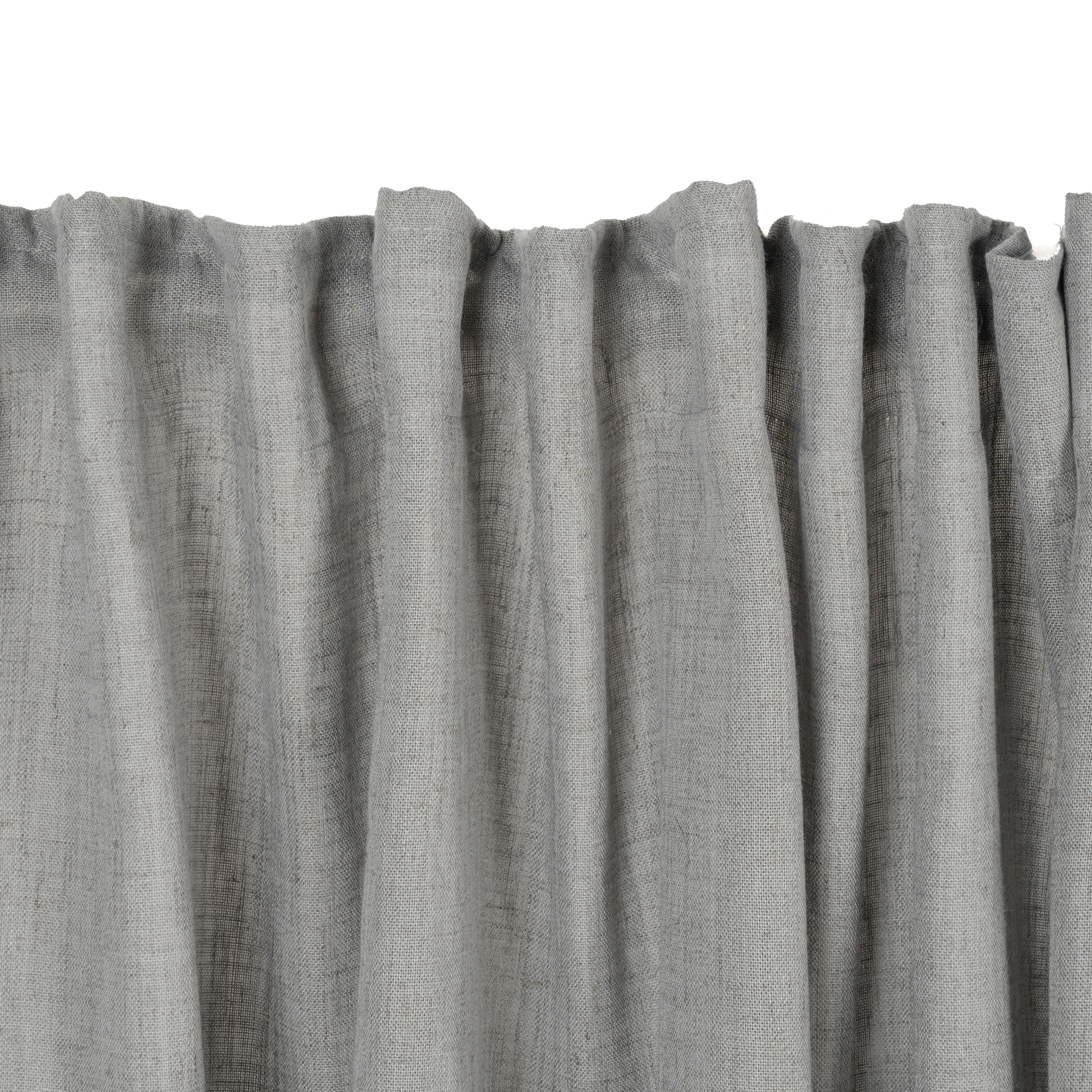 Cortinado fita e/ou presilha Taylor 200x270cm cinza - 12