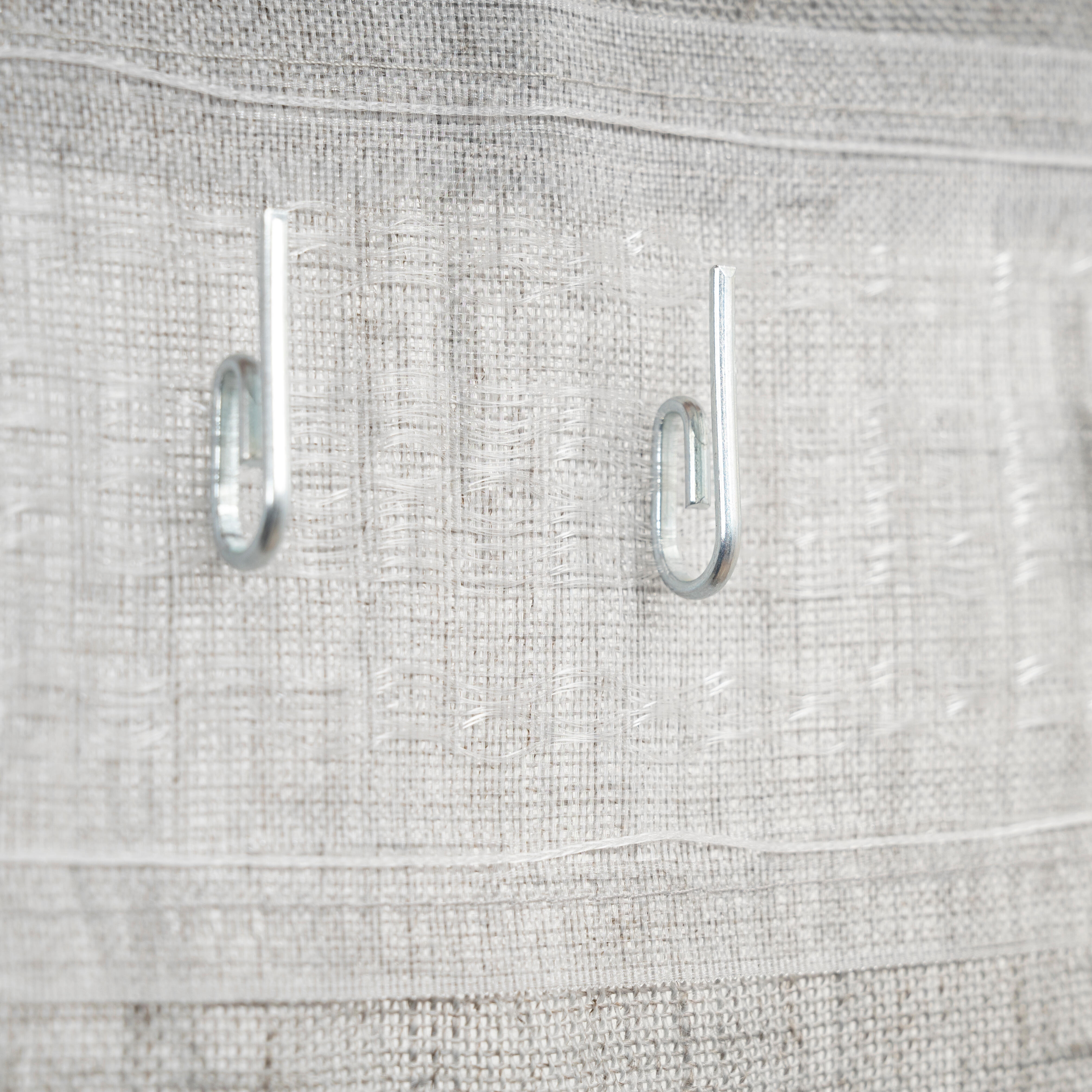 Cortinado fita e/ou presilha Taylor 200x270cm cinza - 5