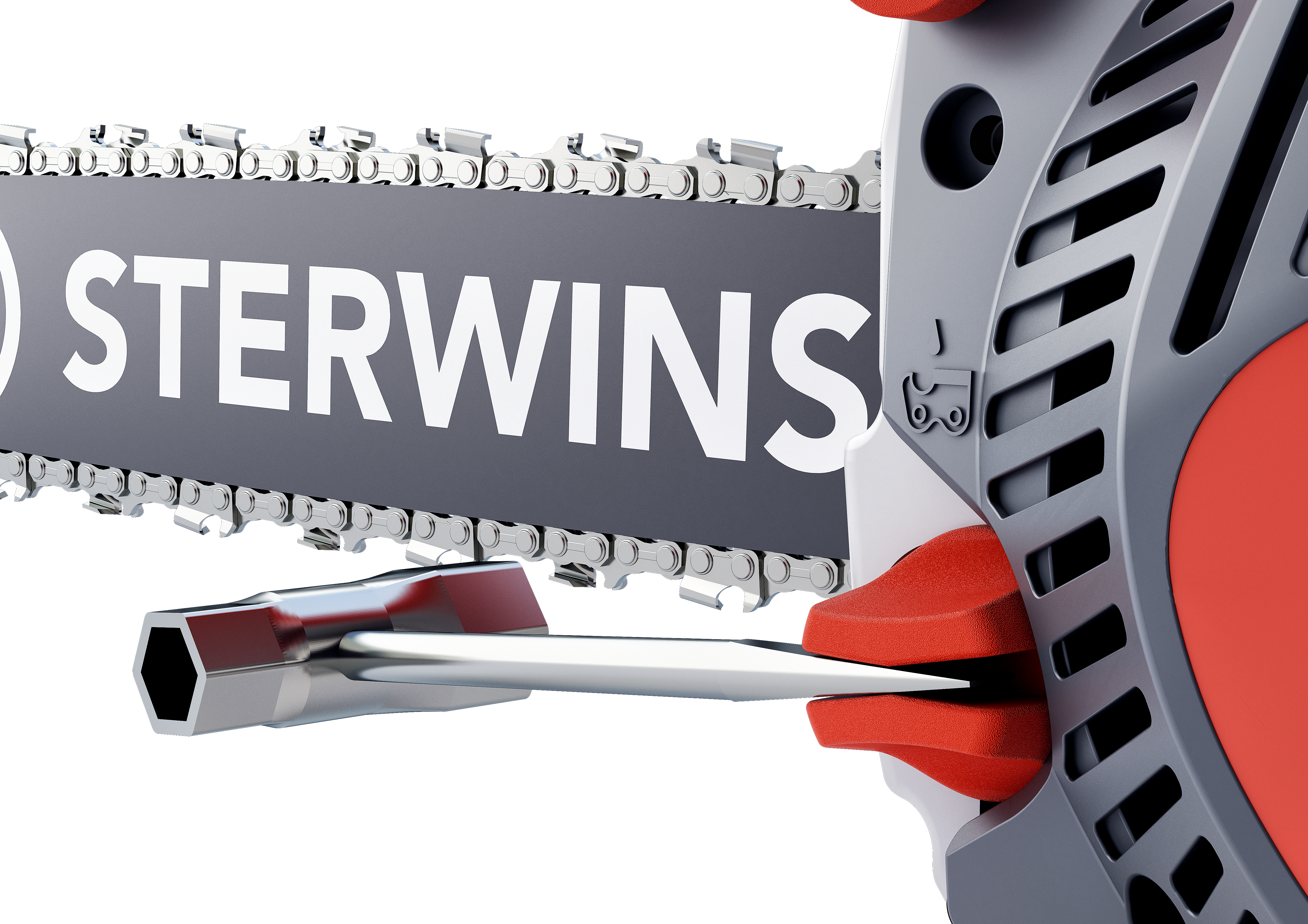 Tronçonneuse thermique STERWINS 56 cm³, guide de 45 cm - 4