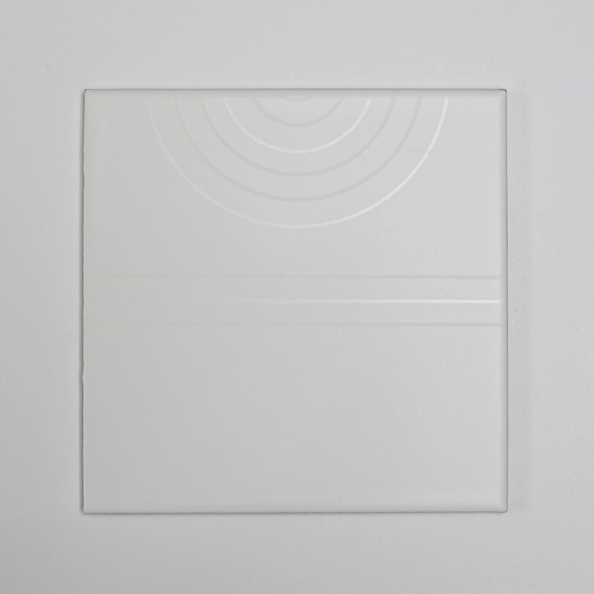 Carrelage mur intérieur effet patchwork blanc Cercle l.15 x L.15 cm x Ep.6.5 mm - 8
