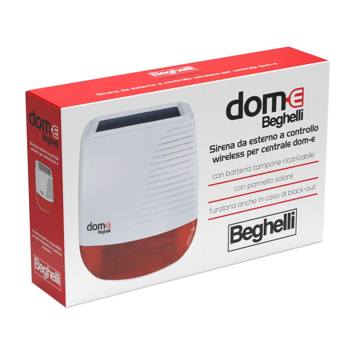 Sirena per allarme da interno / esterno senza fili smart  BEGHELLI 110dB - 4