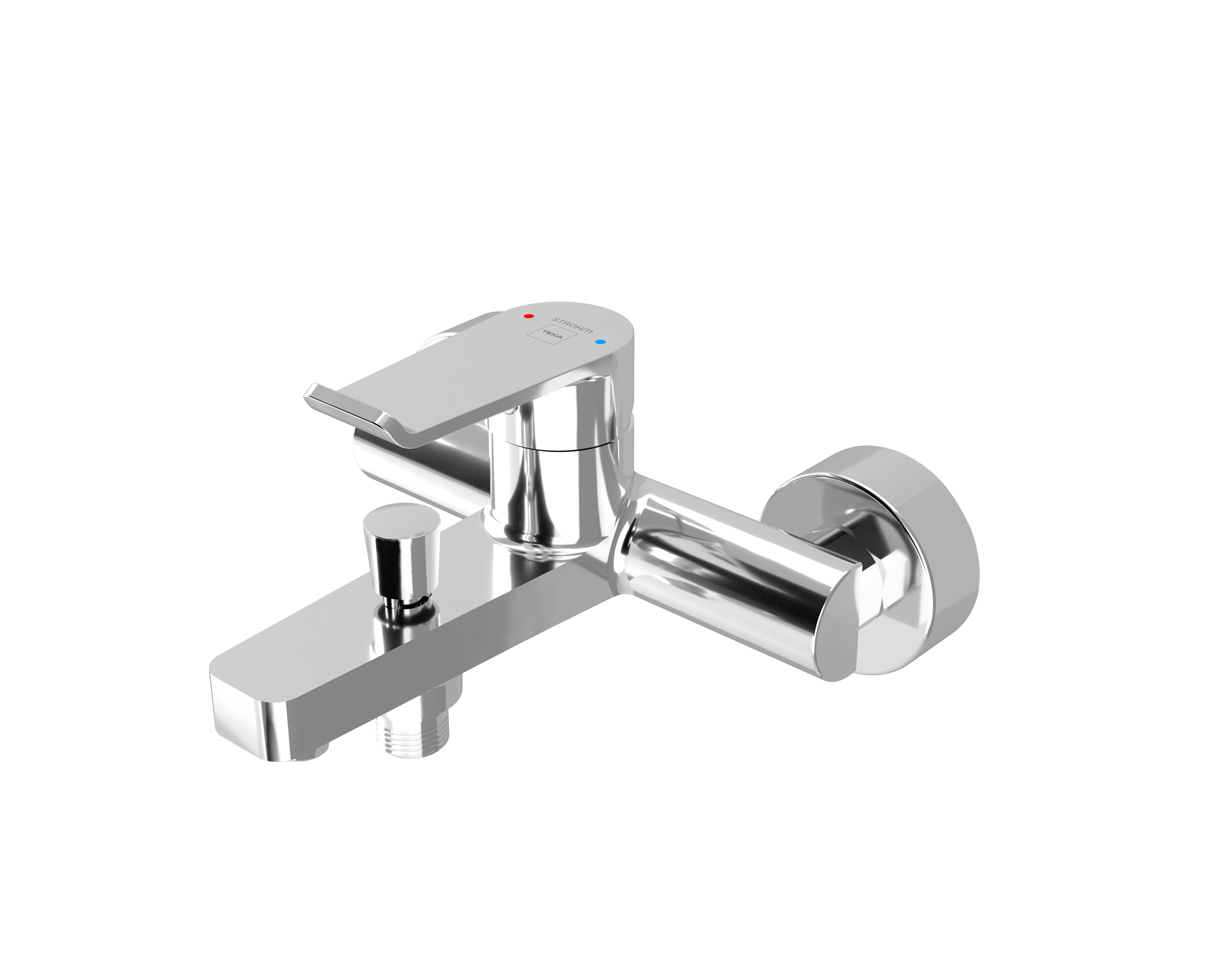 Grifo de bañera monomando STROHM TEKA Ethika cromo brillo Latón - 8