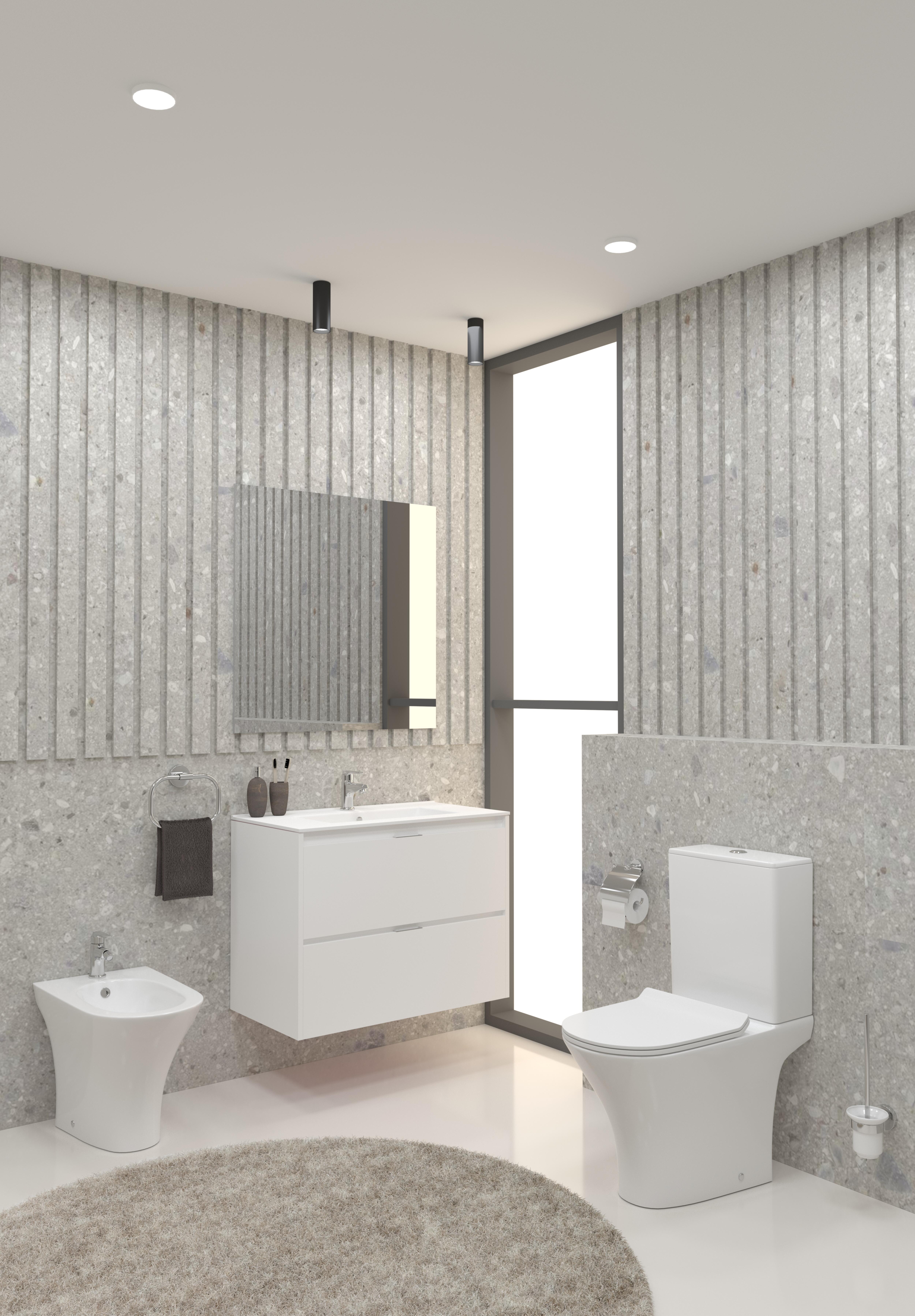 Sanita com com tanque e tampa branco Strohm Gloria - 10