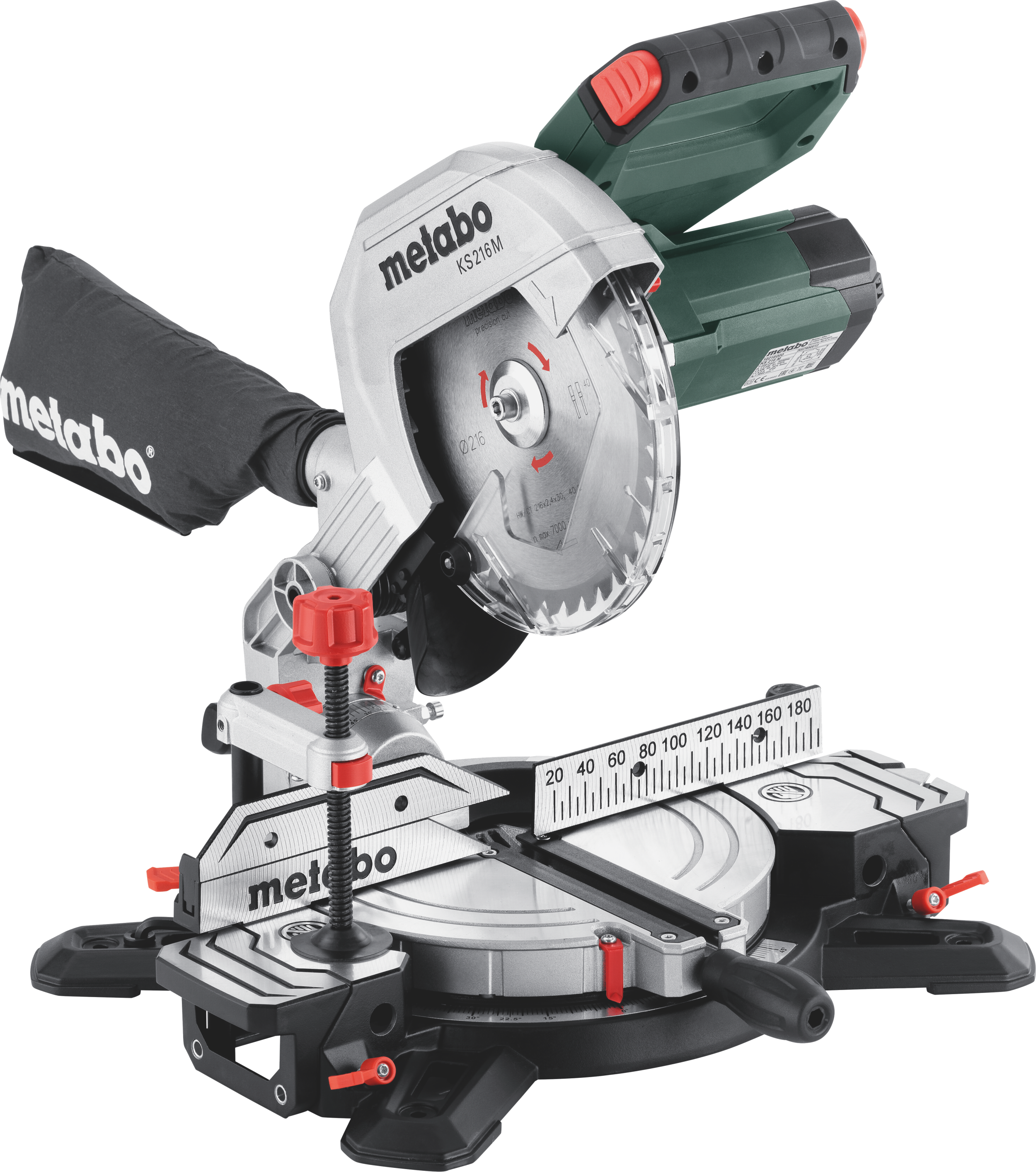 Pilarka ukosowa 216mm 1350W KS216M METABO