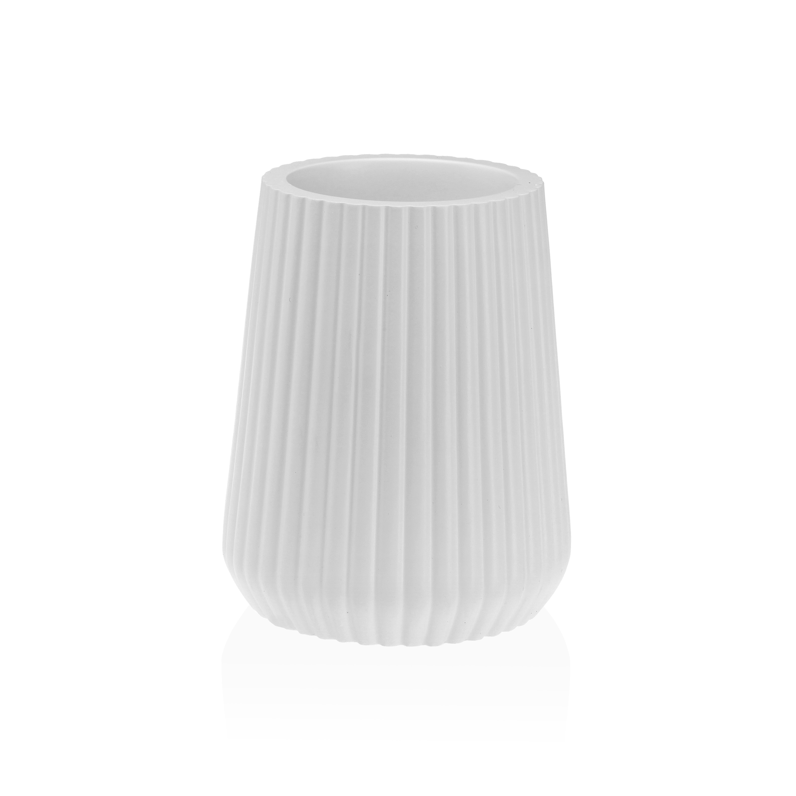 Vaso de baño kim blanco satinado