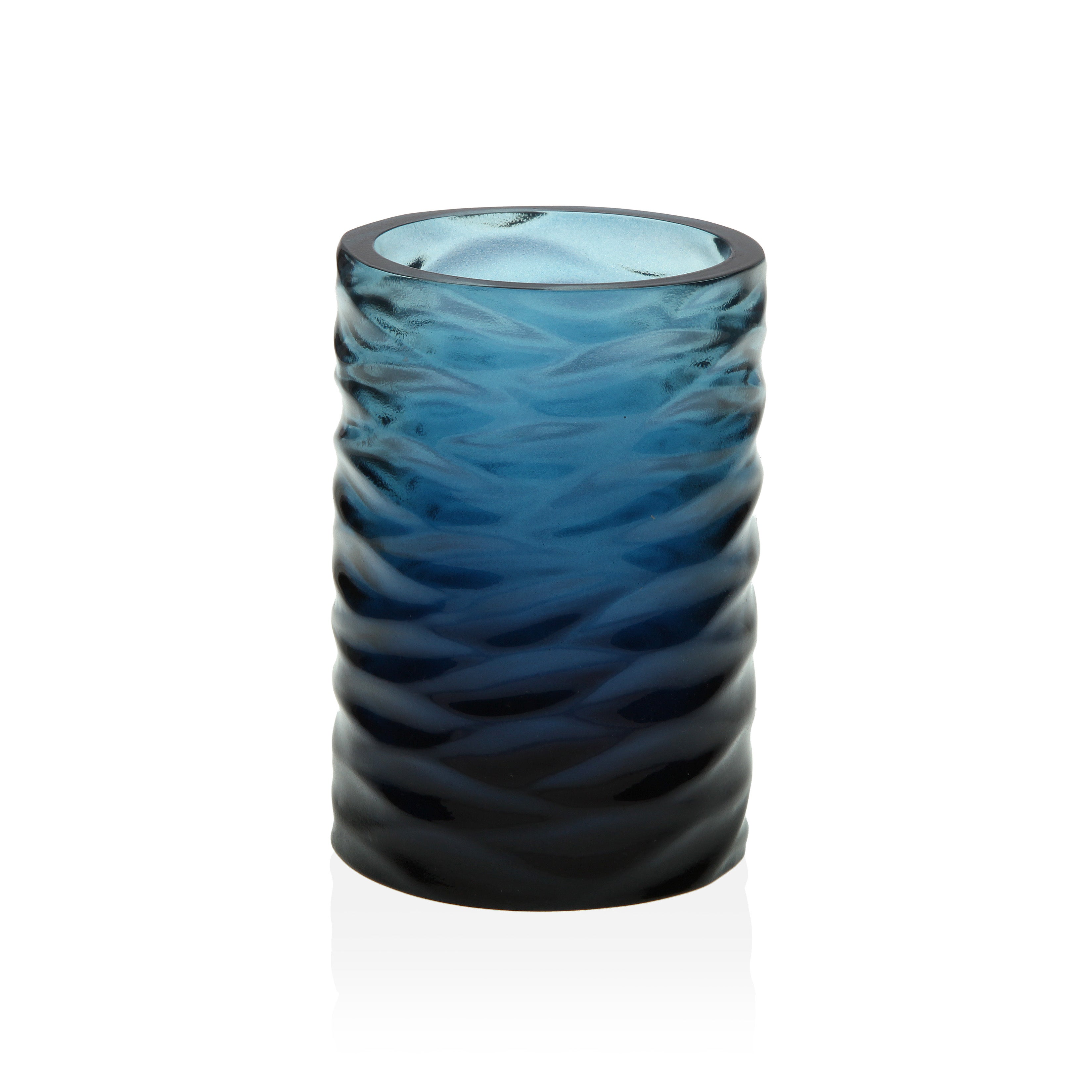 Vaso de baño gio azul satinado