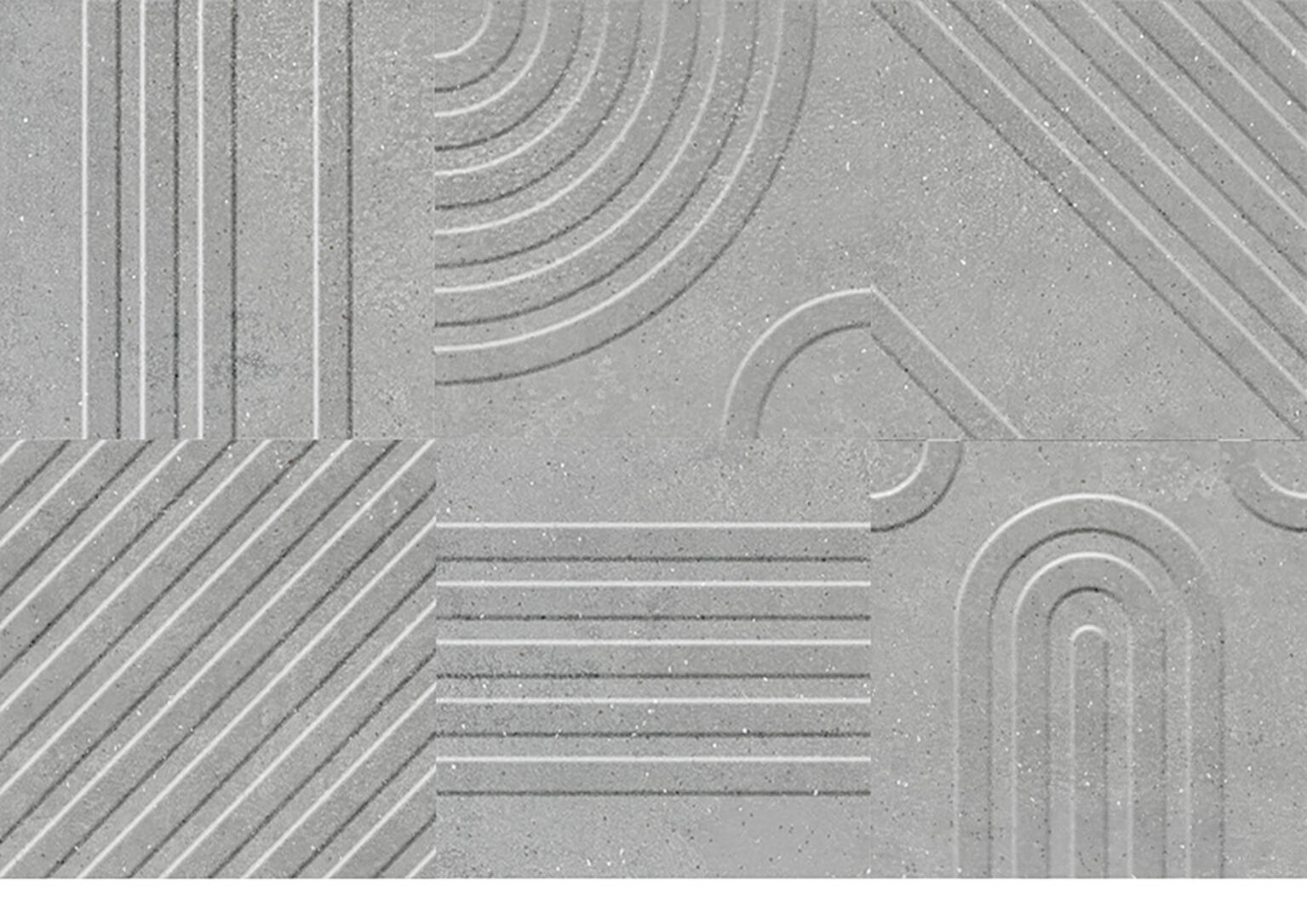 Carrelage mur intérieur effet béton gris décor Lizo l.15 x L.15 cm x Ep.7.7 mm A - 6