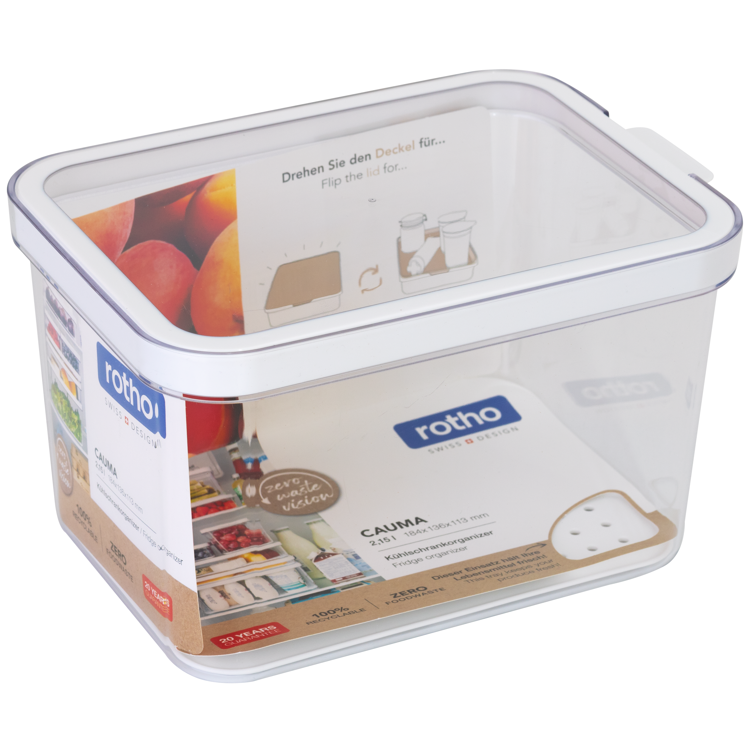 Organizer do lodówki Cauma 2.15 l Rotho