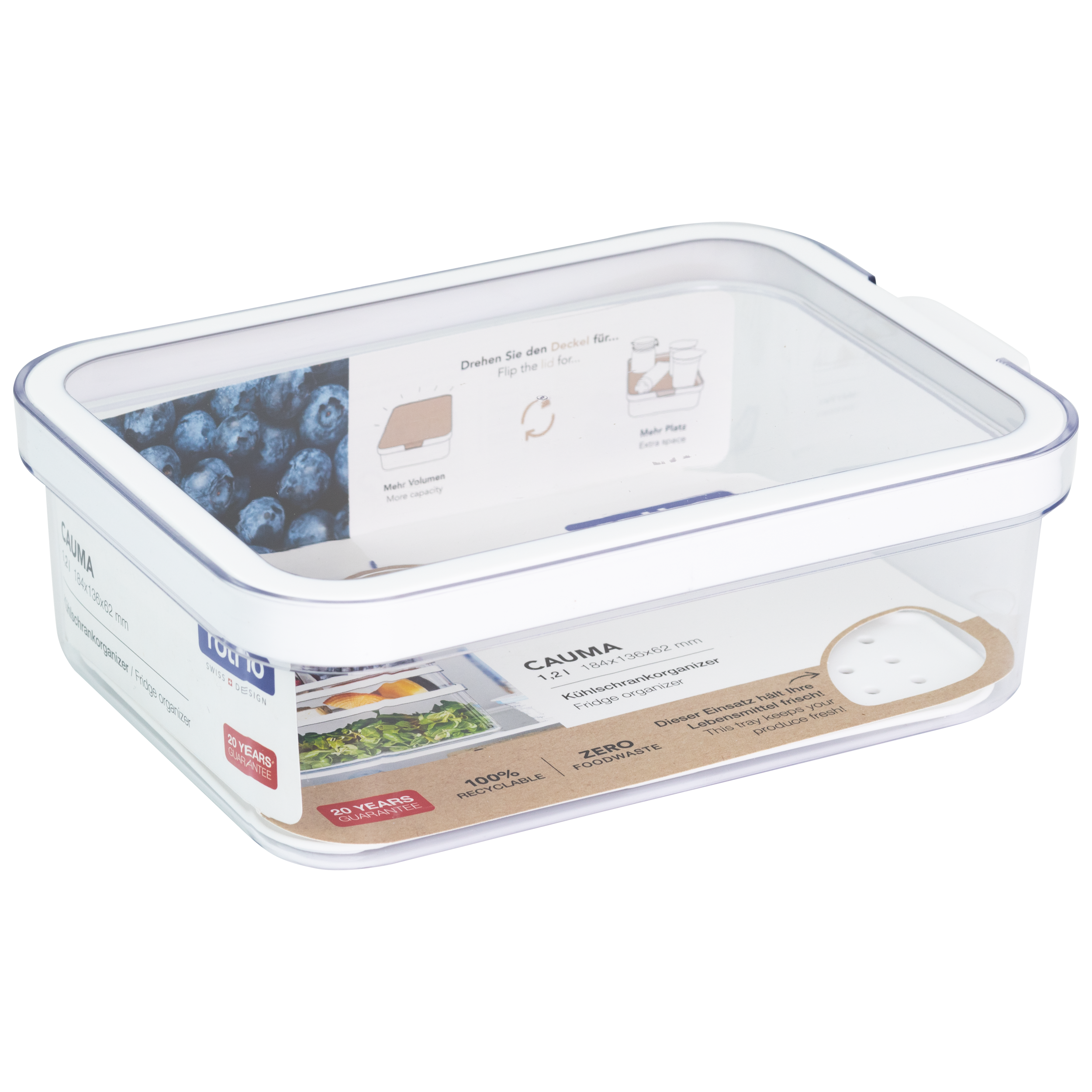 Organizer do lodówki Cauma 1.2 l Rotho