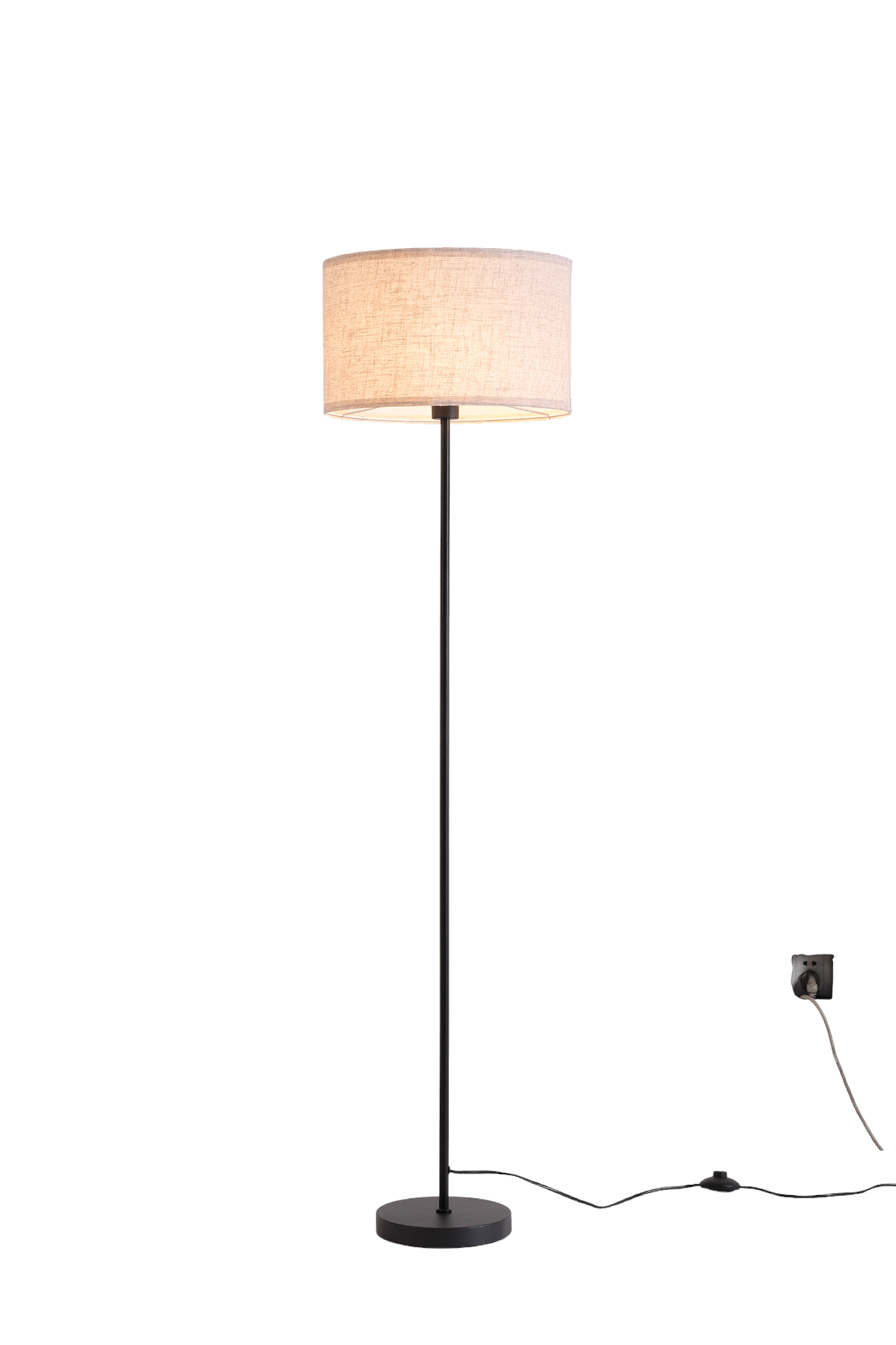 Lámpara de pie Lino E27 38 cm - 2