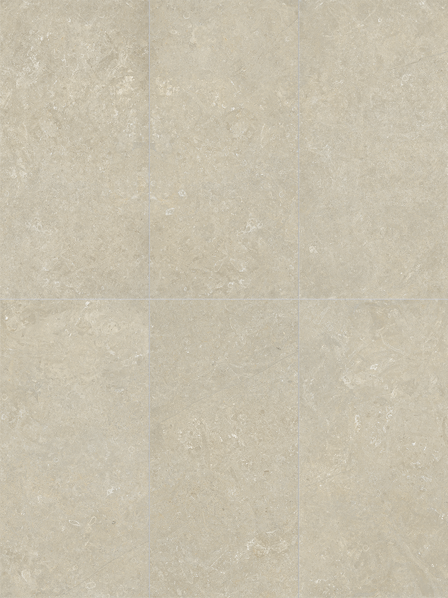 Carrelage mur / sol intérieur effet pierre ivoire Essentiel l.60 x L.120 cm - 4