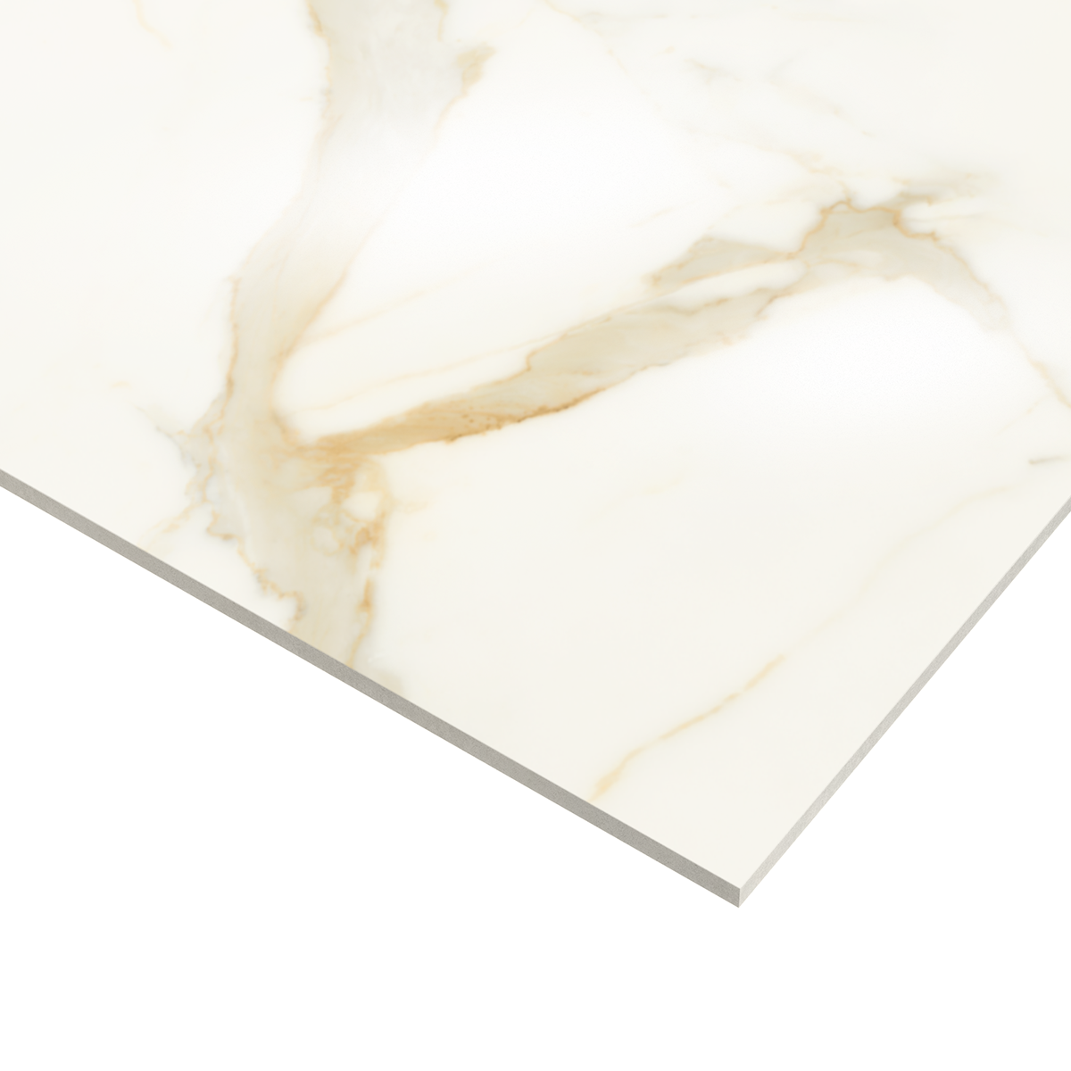 Carrelage sol intérieur / mur intérieur effet marbre oro satin Murano l.60 x L.1 - 3