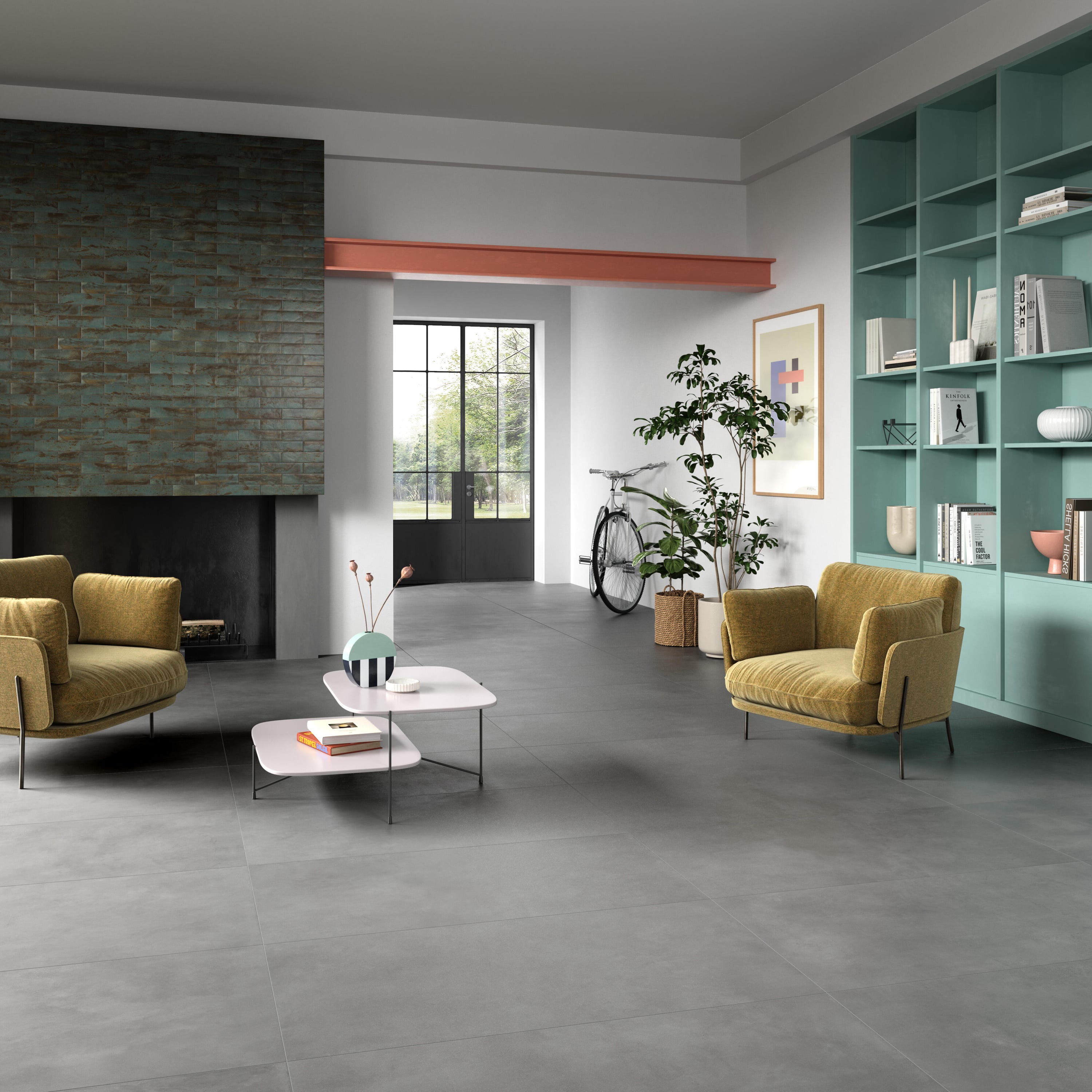 Carrelage mur intérieur / sol intérieur effet béton gris Epura l.60 x L ...