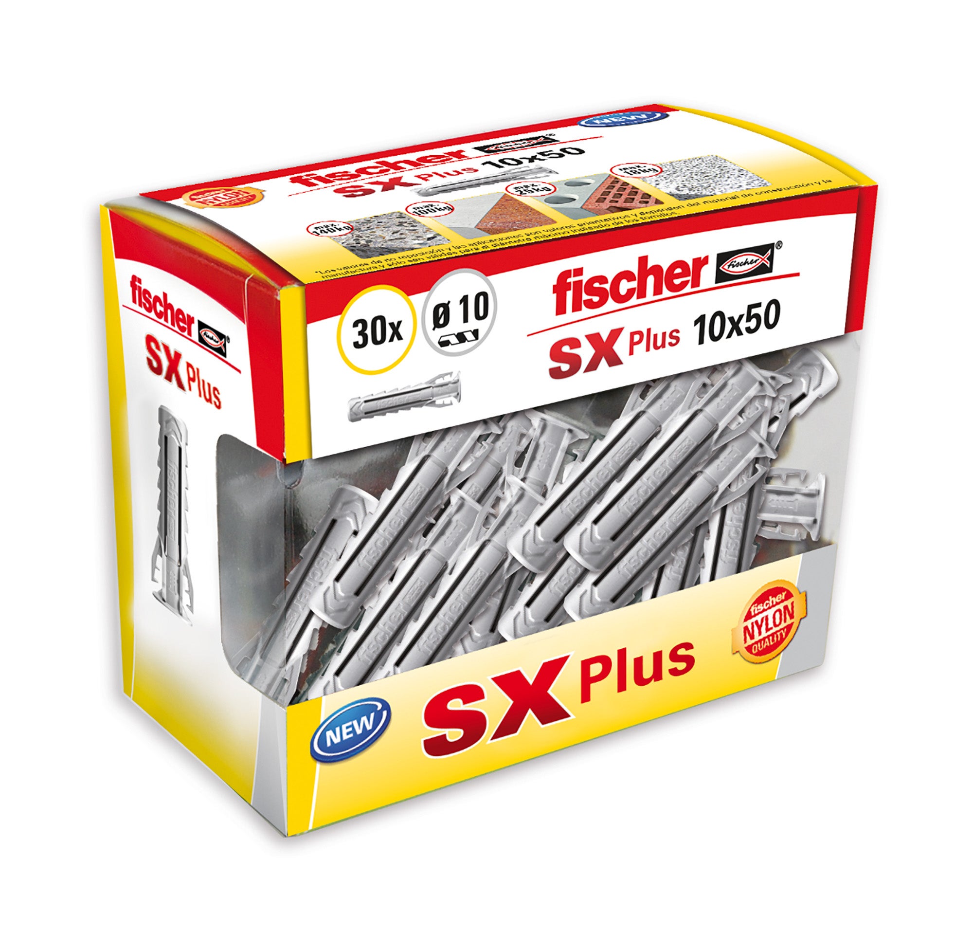 30 Buchas 10X50 DIY Fischer SX-Plus - 10