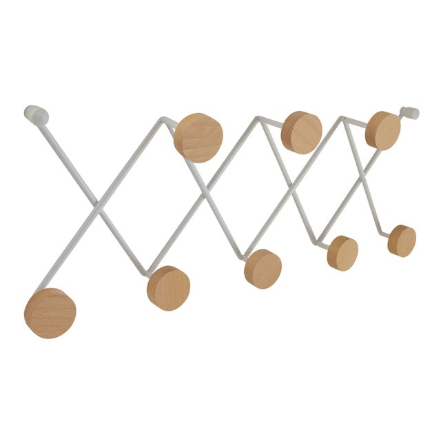 Portemanteau à visser blanc Axe EVOLUDIS