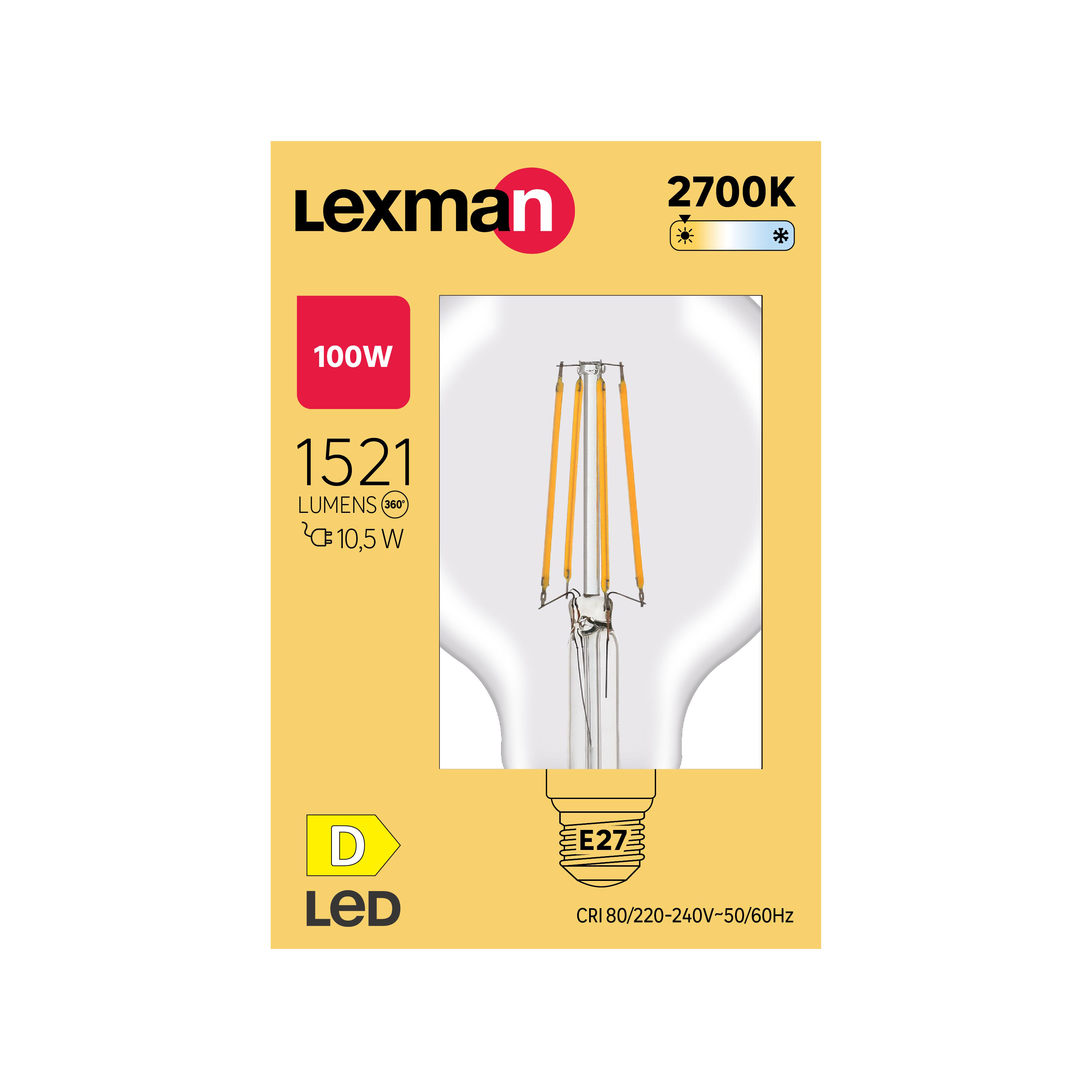 Żarówka LED E27 10,5 W 1521 lm Ciepła biel Lexman - 9