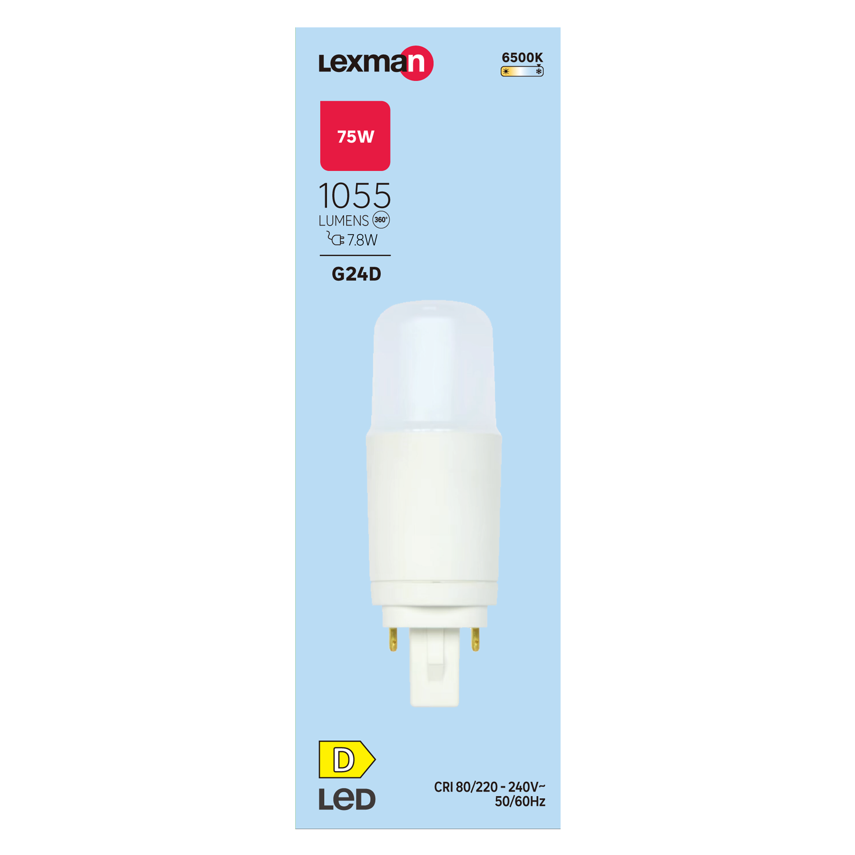 Żarówka LED G24D3 7,8 W 1055 lm Zimna biel Lexman - 4